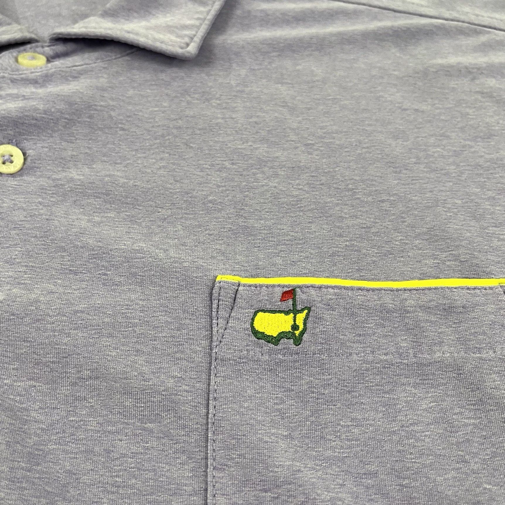 Vintage MASTERS TECH Polo Mens XL Purple Augusta Golf Performance Sport Size US XL / EU 56 / 4 - 2 Thumbnail