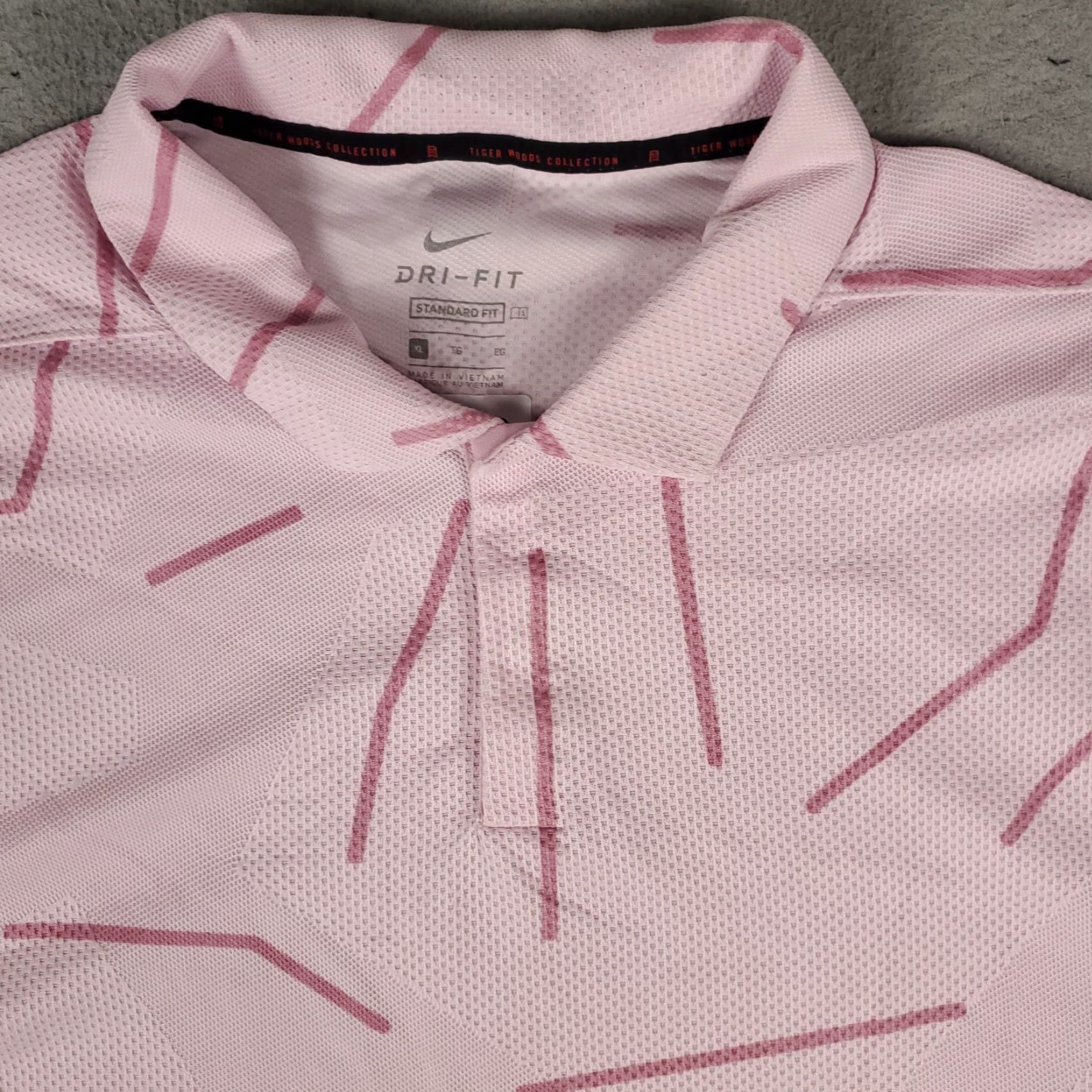 Nike Nike Polo Shirt Mens XL Pink Dri Fit Golf Short Sleeve Shirt Size US XL / EU 56 / 4 - 2 Thumbnail