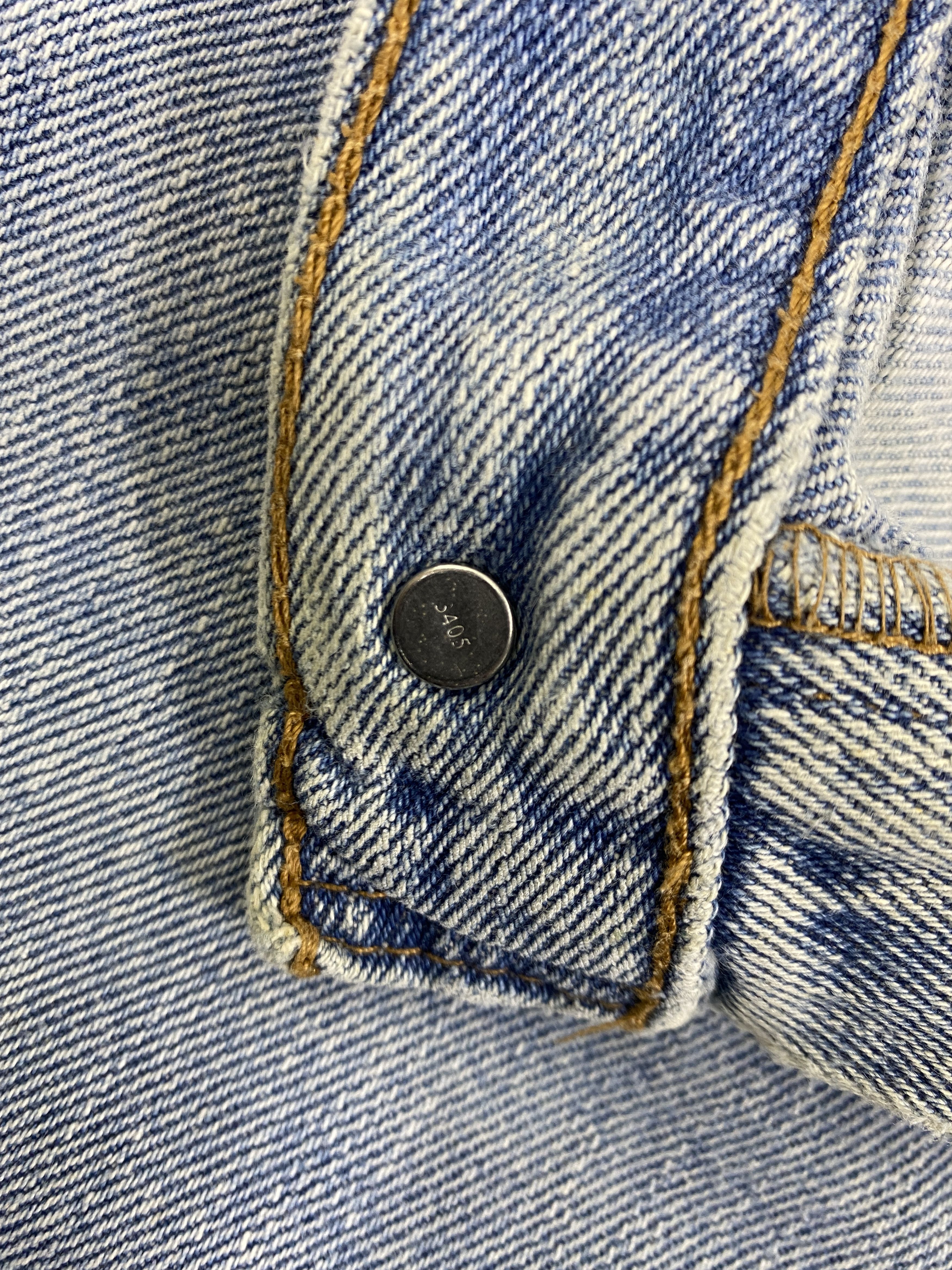 Japanese Brand Light Blue Vintage Levi's Jeans 38x31.5 Denim -JN1452 Size US 38 / EU 54 - 6 Thumbnail