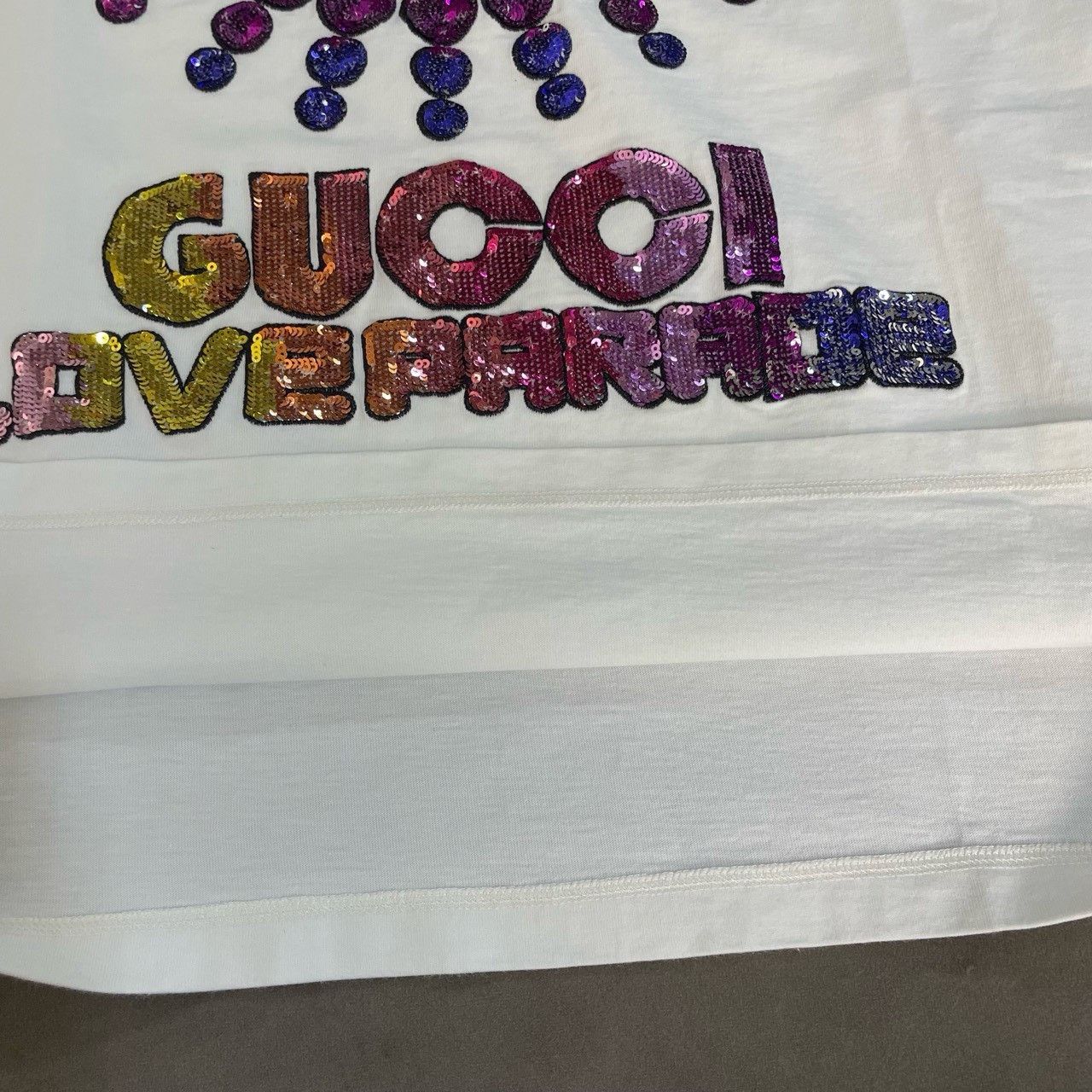 Gucci Gucci White new love scale short sleeves 2501-Nextarrow Size US XL / EU 56 / 4 - 5 Thumbnail
