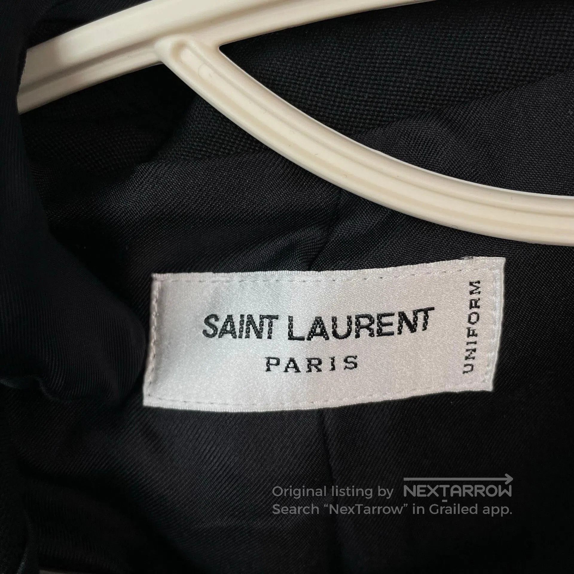 Saint Laurent Paris Saint Laurent Black Smoking Blazer Size 36. Size XS / US 0-2 / IT 36-38 - 6 Thumbnail