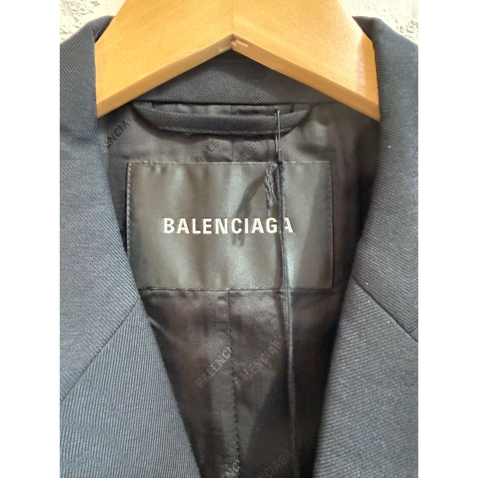 Balenciaga $3.8k Balenciaga 2024 Twill Boxy Jacket Size US S / EU 44-46 / 1 - 3 Thumbnail