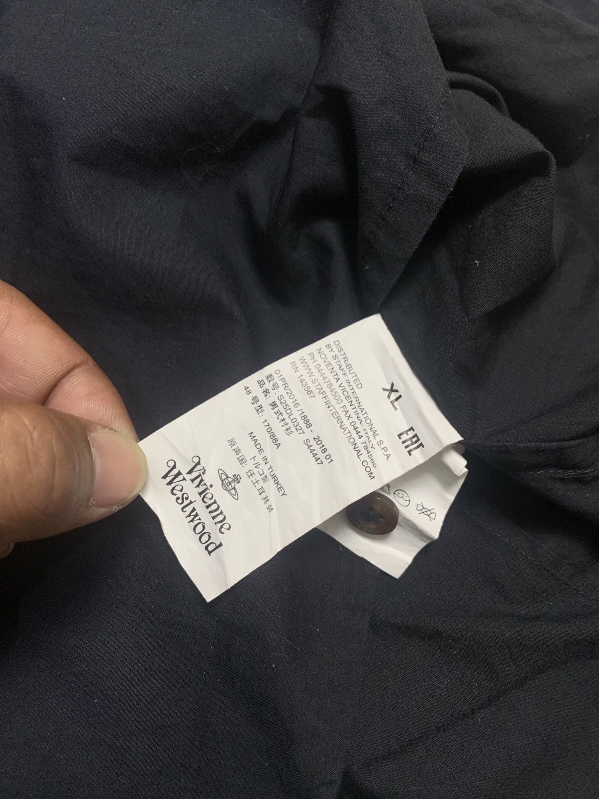 Vivienne Westwood Vivienne Westwood Man Black Short Shirt Size US L / EU 52-54 / 3 - 4 Thumbnail