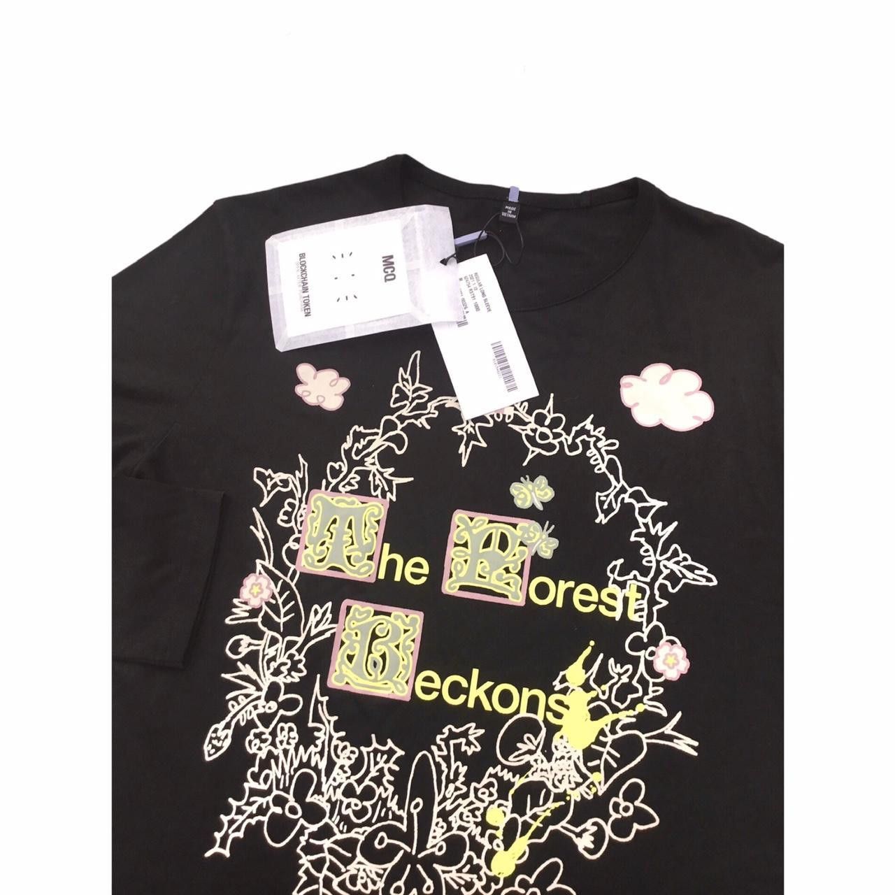 MCQ o1mle0424 Long Sleeve T-Shirt in Black Size US S / EU 44-46 / 1 - 2 Thumbnail