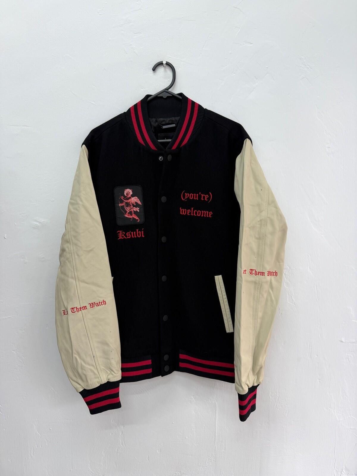 Ksubi new ksubi mens Icons king Letterman Jacket leather medium 2 Size US M / EU 48-50 / 2 - 1 Thumbnail