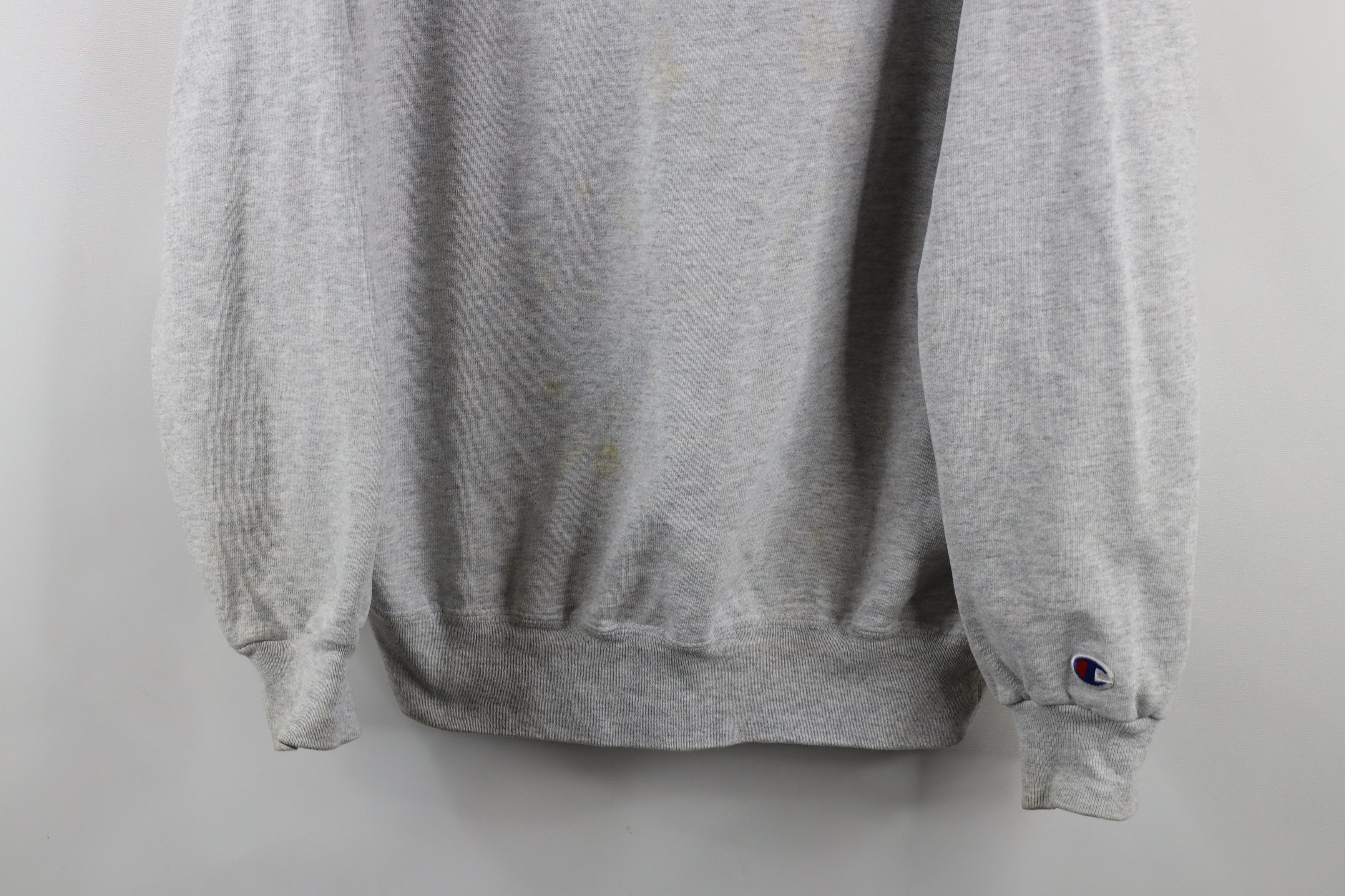 Champion × Vintage Vintage 90s Champion Wittenberg University Sweatshirt Gray Size US L / EU 52-54 / 3 - 3 Thumbnail