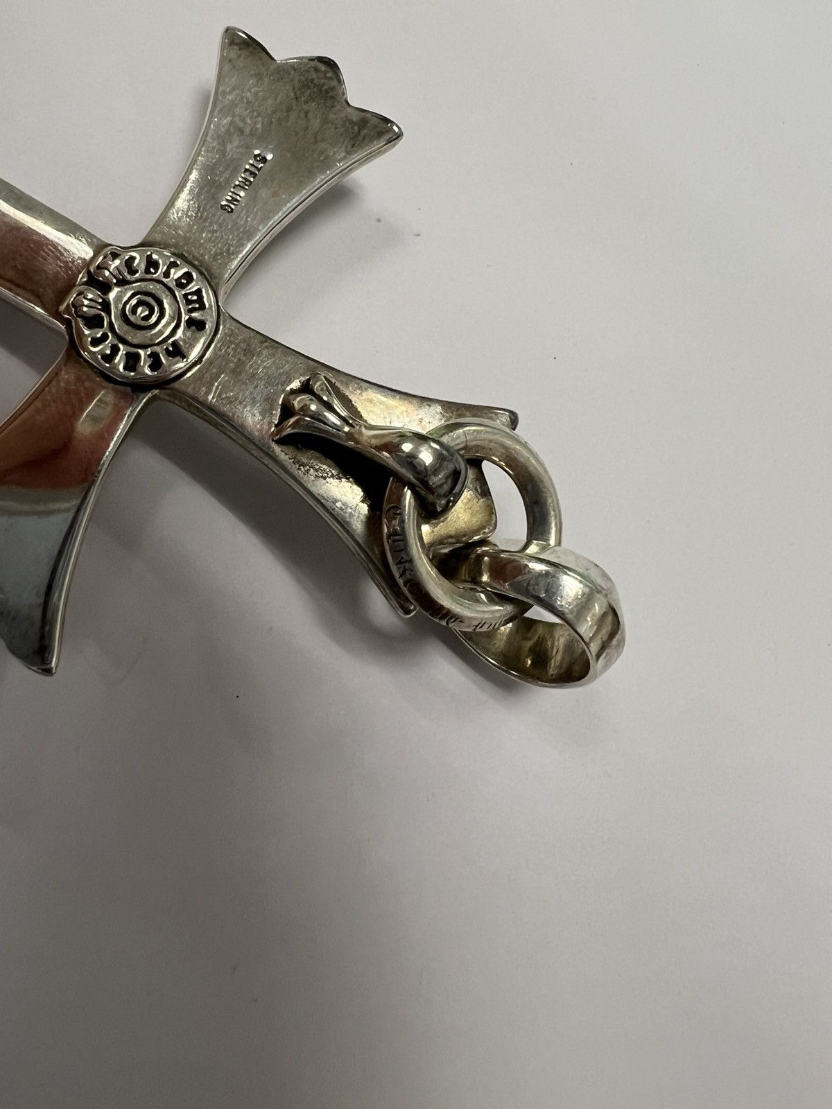 Chrome Hearts Chrome Hearts large cross pendant CH Ball chain ballchain Size ONE SIZE - 8 Thumbnail