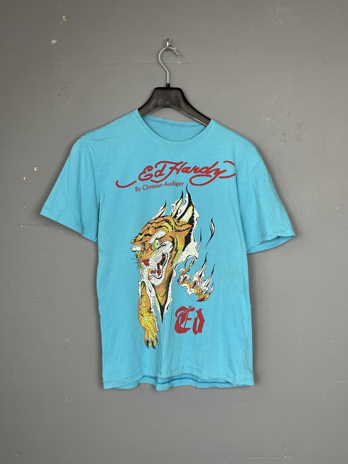 Ed Hardy Ed Hardy 🐯Vintage Y2K t shirt Christian Audigier Size L / US 10 / IT 46 - 3 Thumbnail