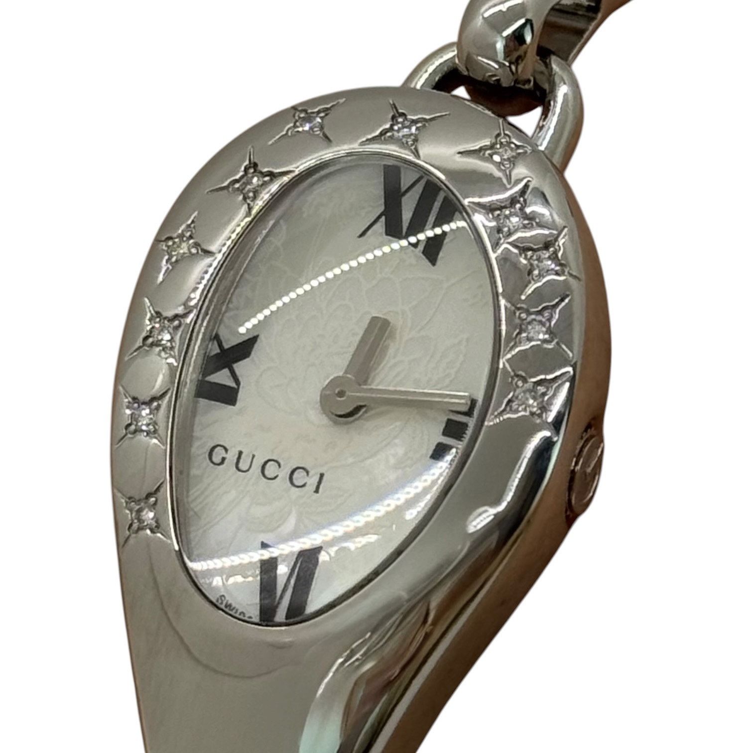 Gucci Gucci Horsebit Diamond Star Bangle Watch Size ONE SIZE - 8 Thumbnail