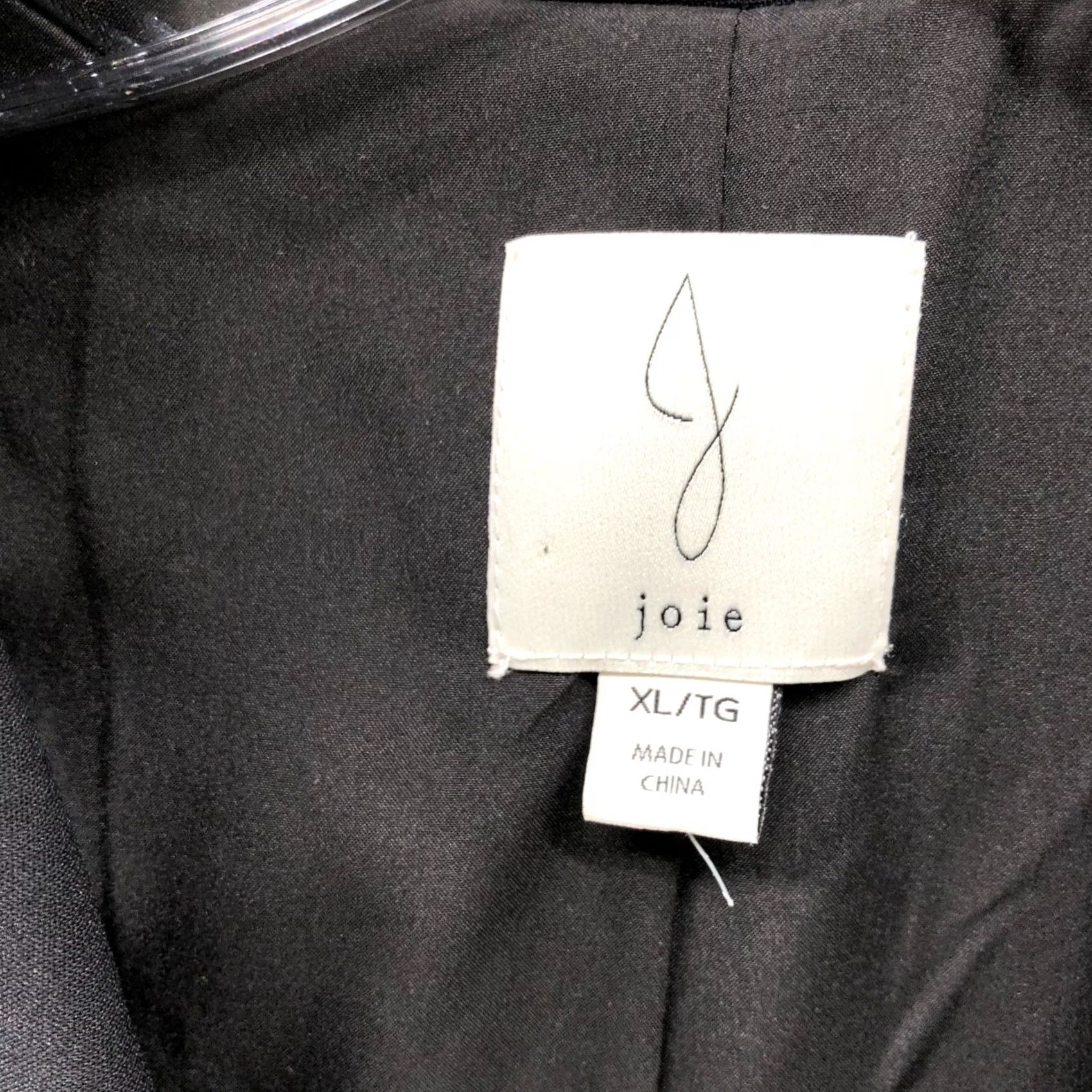 Joie Joie Oversized Blazer Womens XL Black Double Breasted Notch Collar Longline Blazer Jacket Coat Womens XL Black Size XL / US 12-14 / IT 48-50 - 7 Thumbnail