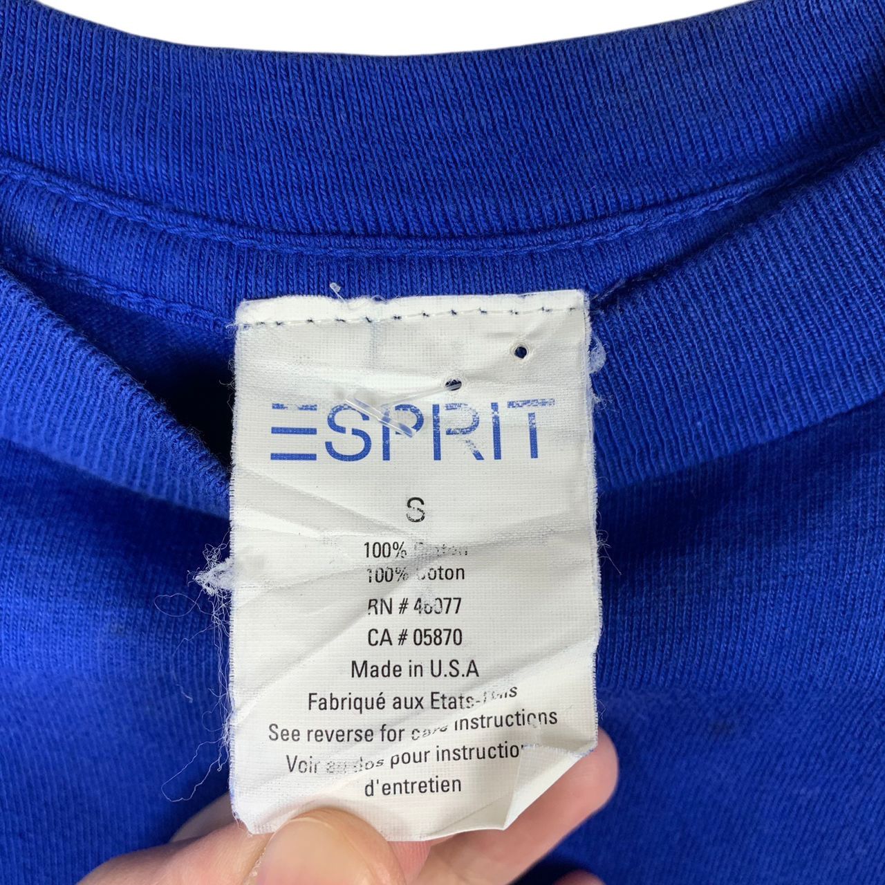 Esprit Vintage 90s Esprit Logo Floral Graphic Tee Size US S / EU 44-46 / 1 - 3 Thumbnail