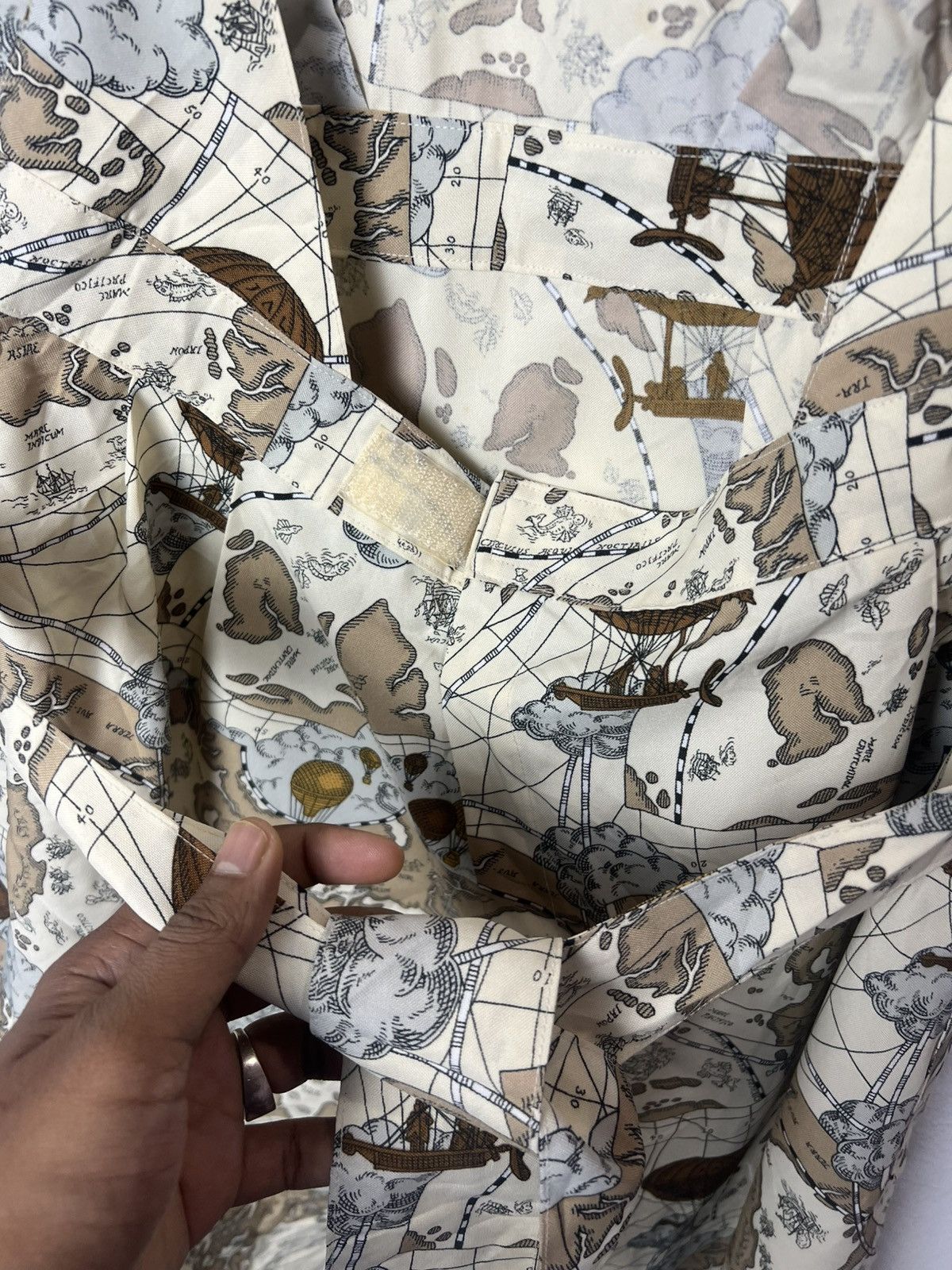 Vintage Vintage Yoshie Inaba JAL Map Print Apron Size ONE SIZE - 9 Thumbnail