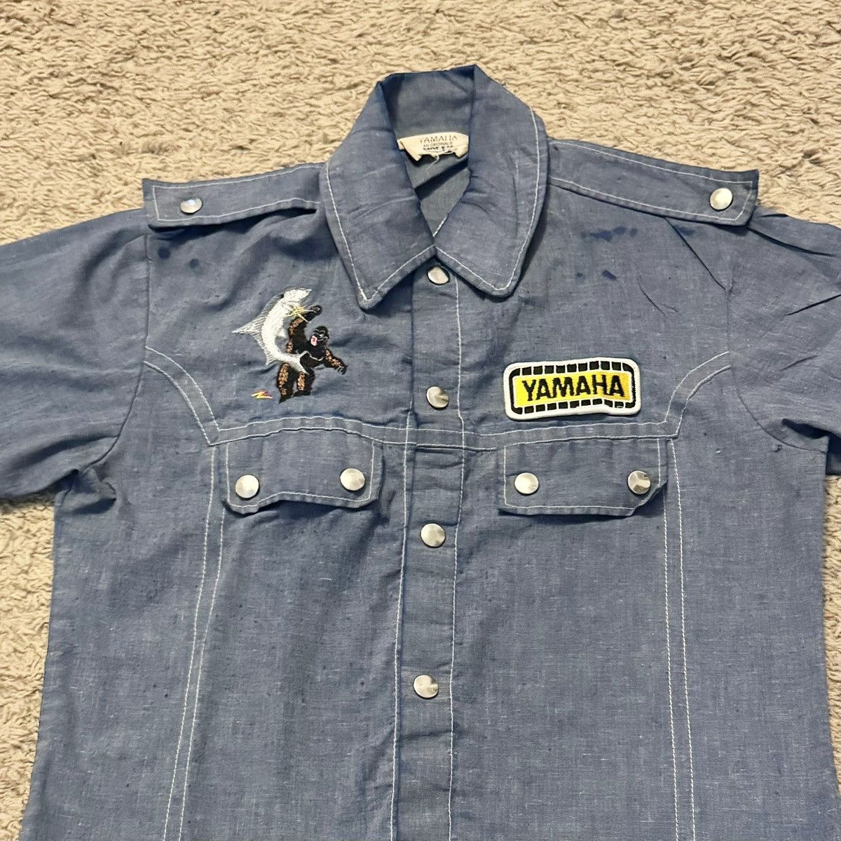 Vintage × Yamaha VINTAGE 70s YAMAHA BUTTON UP Size US M / EU 48-50 / 2 - 3 Thumbnail