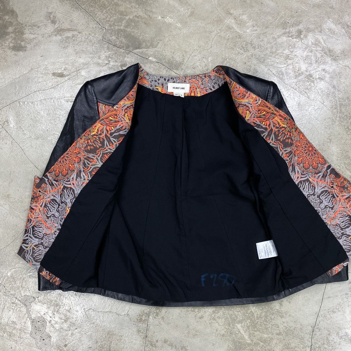 Helmut Lang Medallion Jacquard Lambskin Leather Jacket Size S / US 4 / IT 40 - 5 Thumbnail