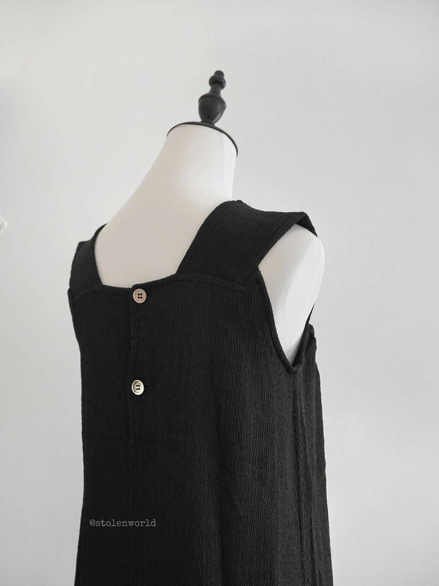 Y's Yohji Yamamoto Y's 80s Initial Rayon Dress One size Size M / US 6-8 / IT 42-44 - 3 Thumbnail