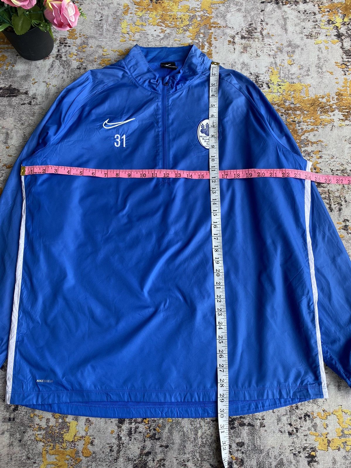 Nike × Vintage Vintage Y2K Nike Halfzipper Windbreaker Size US L / EU 52-54 / 3 - 8 Thumbnail