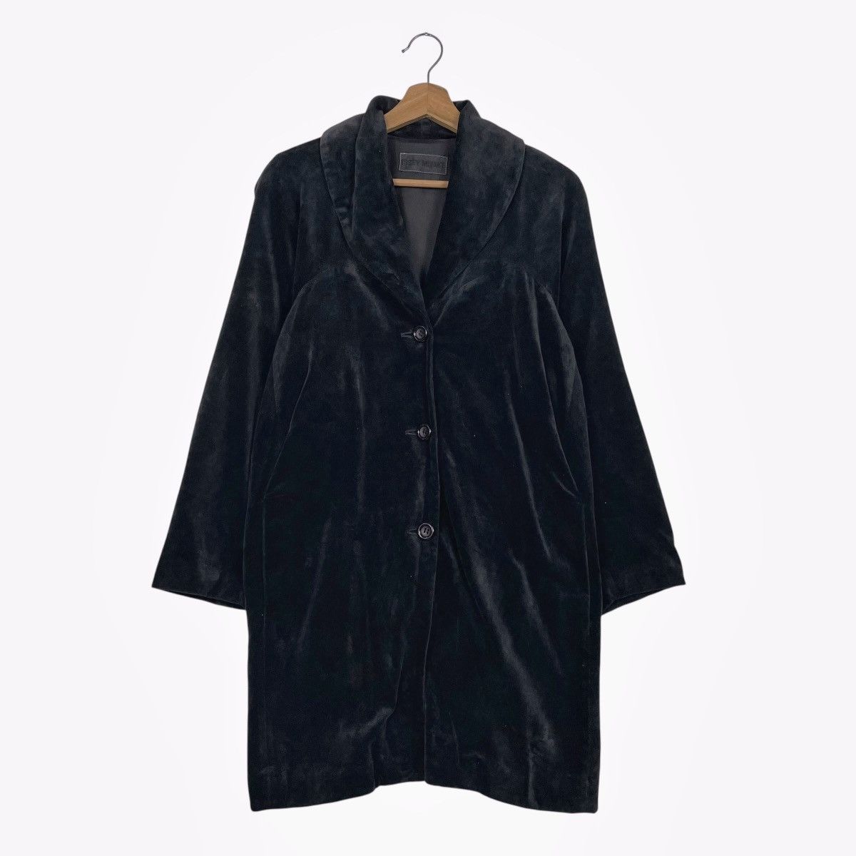 Issey Miyake Issey Miyake Velvet Long Jacket Size M / US 6-8 / IT 42-44 - 1 Thumbnail