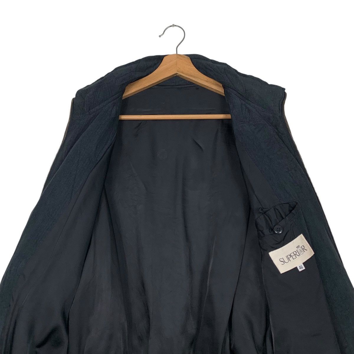 Japanese Brand SUPERIOR Embroidery Big Logo Work Casual Jacket #2371-C106 Size US L / EU 52-54 / 3 - 12 Thumbnail