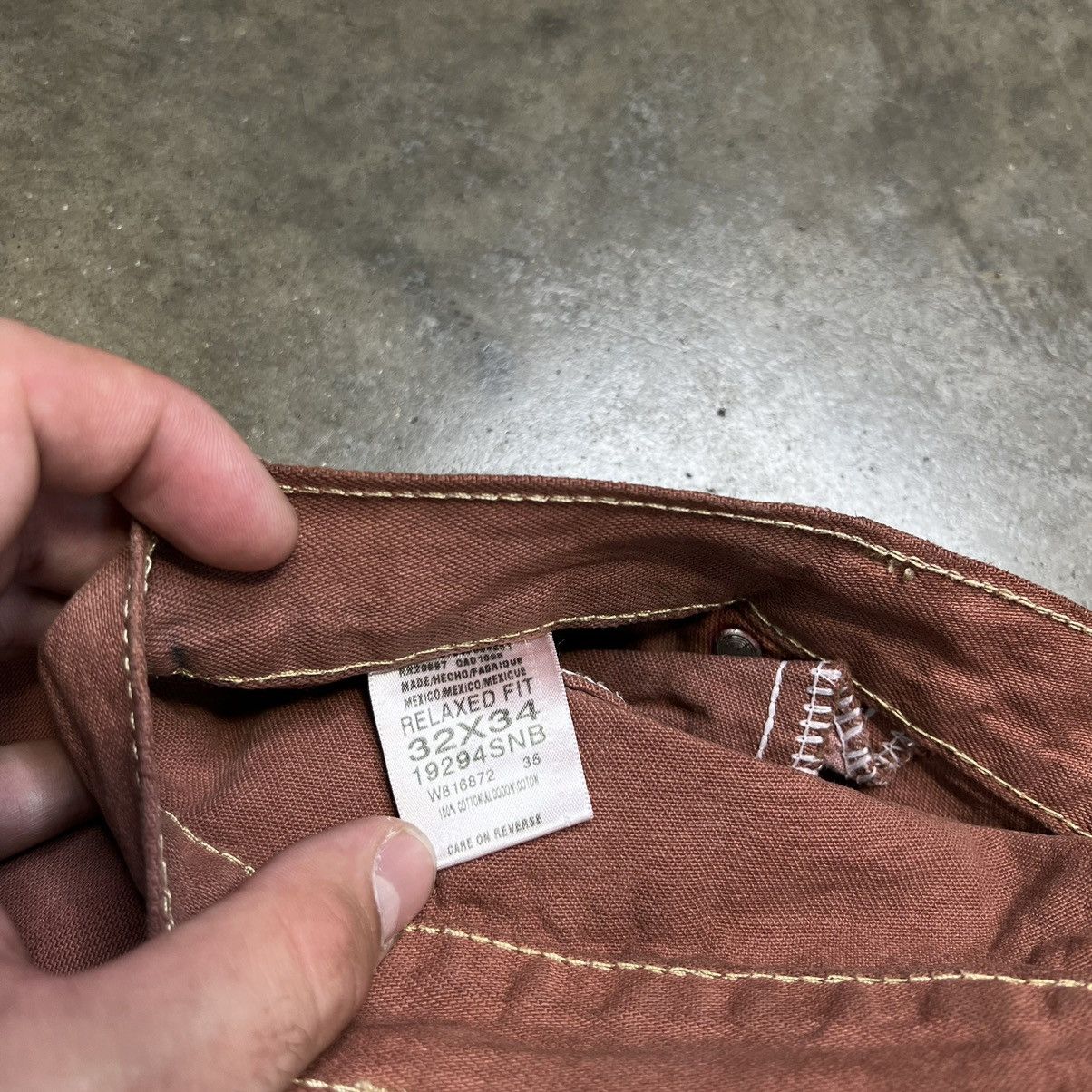 Dickies Vintage Dickies Custom Hand Dyed Carpenter Workwear Pants Size US 34 / EU 50 - 5 Thumbnail