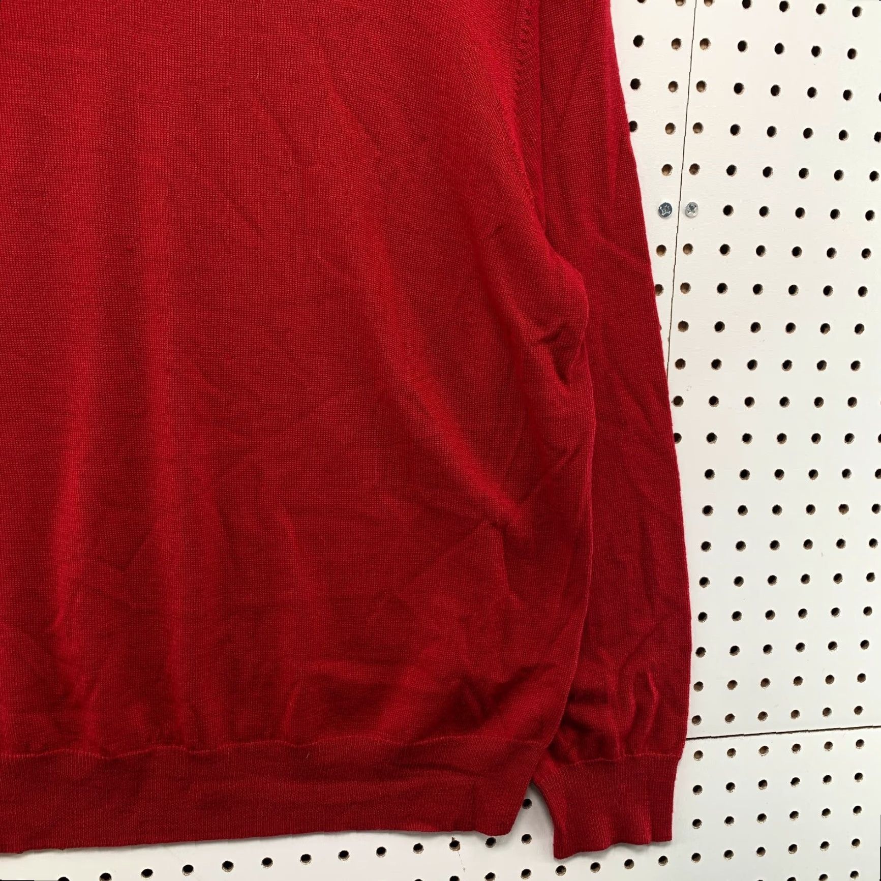 Vintage Harrison Davis Merino Wool Sweater Mens XL Red Lightweight V Neck Long Sleeve Size US XL / EU 56 / 4 - 7 Thumbnail