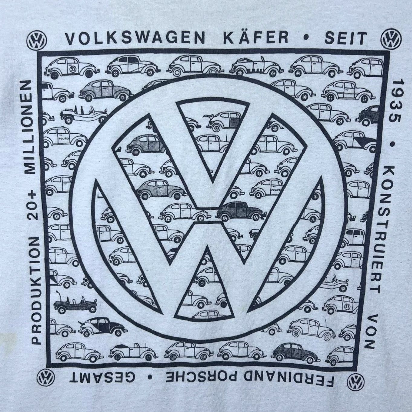 Vintage VINTAGE Screen Stars Volkswagen Plan. B Car Single Stitch White T-Shirt Small Mens Shirt Regular XS? Size US S / EU 44-46 / 1 - 3 Thumbnail
