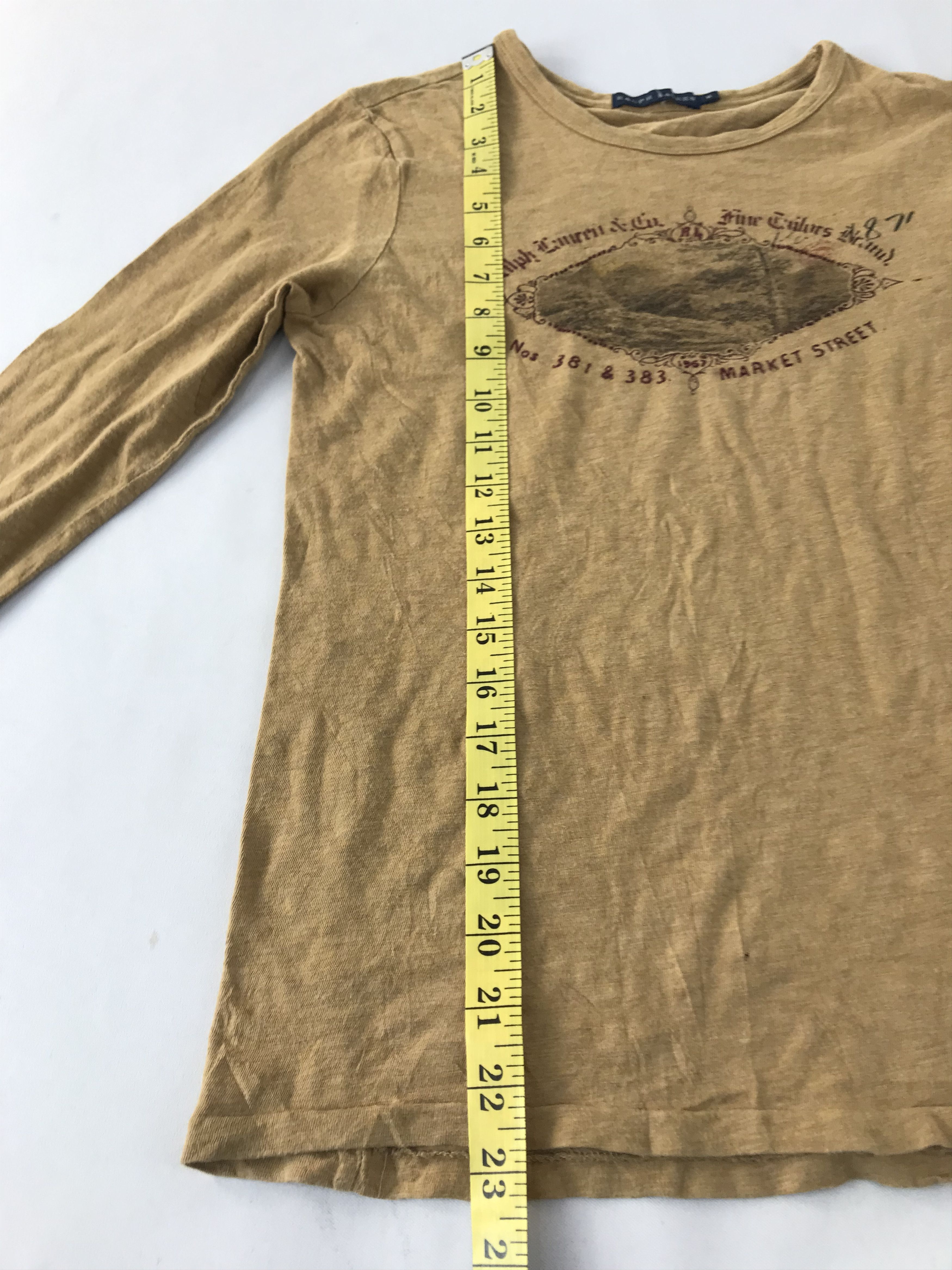 Polo Ralph Lauren Ralph Lauren & Co Market Street Longsleeve Printed Tee Size XS / US 0-2 / IT 36-38 - 9 Thumbnail
