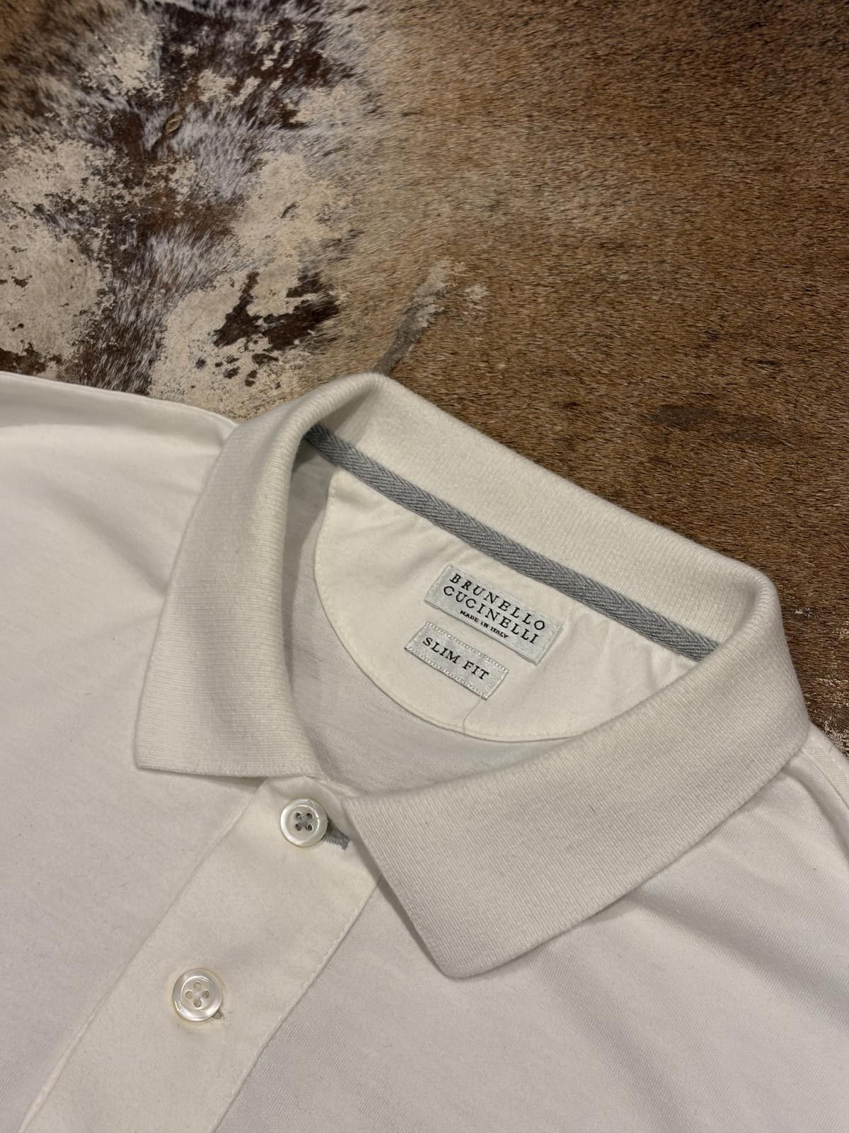 Brunello Cucinelli Brunello Cucinelli Long-Sleeve Polo Size US L / EU 52-54 / 3 - 2 Thumbnail