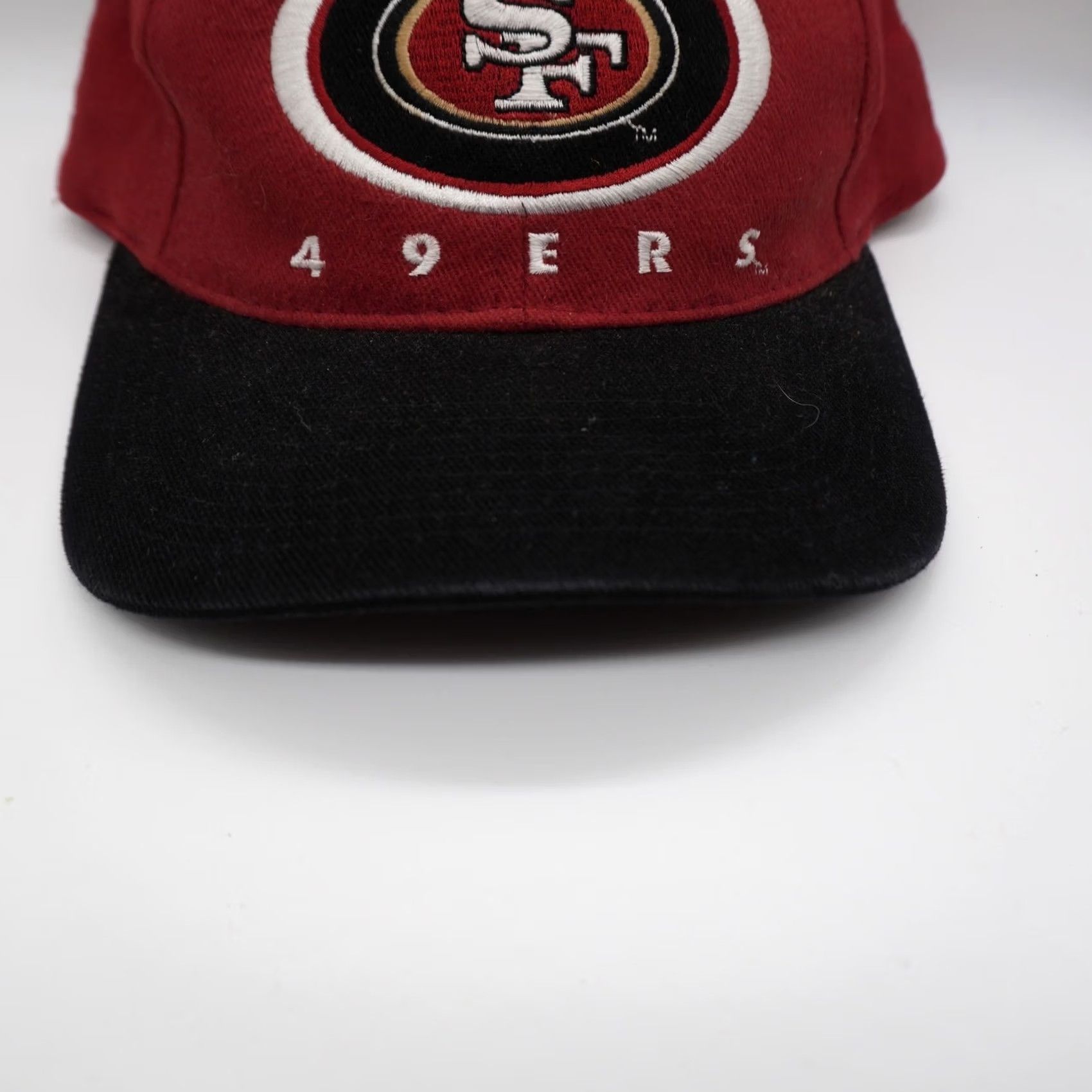 Drew Drew Pearson San Francisco 49ers Hat Mens OSFA Red Black Vintage NFL Snapback Size ONE SIZE - 4 Thumbnail