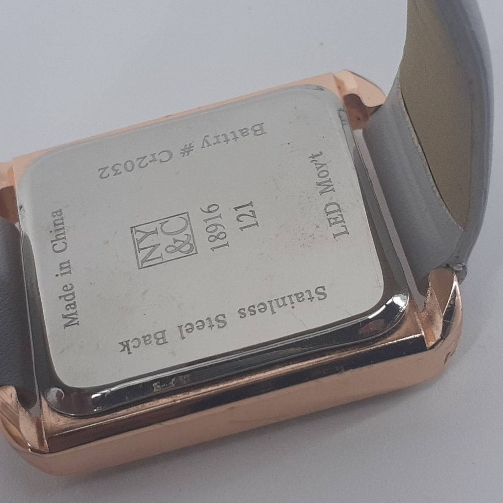 Other New York & Company Gray Strap Rose Gold Case Rhinestones Size ONE SIZE - 12 Thumbnail