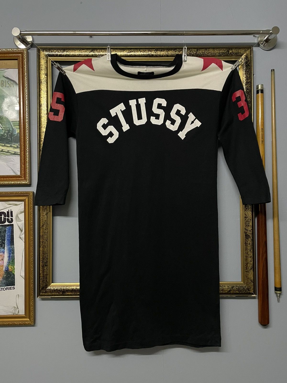 Stussy Designer Stussy Star Longsleeve Streetwear Inspired Style Size US S / EU 44-46 / 1 - 1 Thumbnail