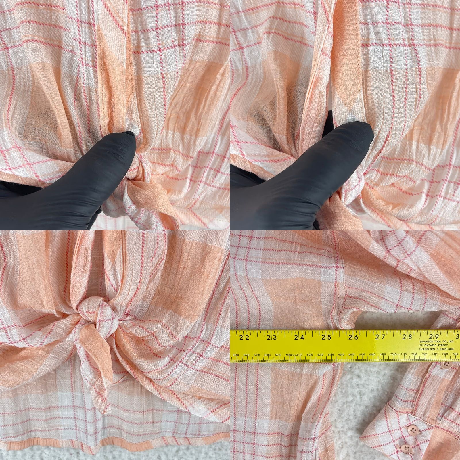 Torrid Torrid Plaid Pink Lindsay Drop Shoulder Button-Down Shirt Womens Plus Size 2X Size XXL / US 16-18 / IT 52-54 - 8 Thumbnail