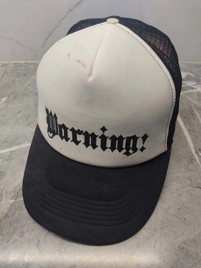Japanese Brand Vintage Warning Trucker Hat Cap Size ONE SIZE - 1 Thumbnail