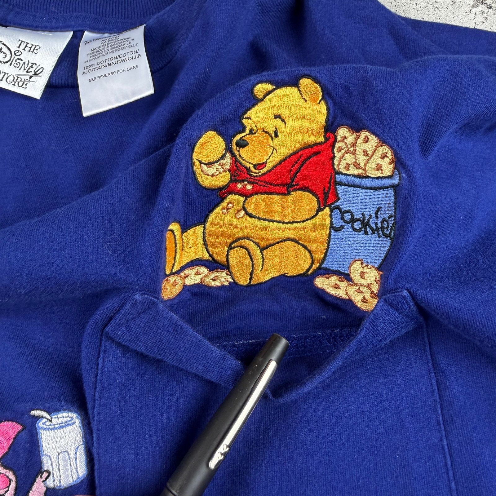 Disney Vintage Winnie The Pooh Long Sleeve Shirt With Pocket XL Size US XL / EU 56 / 4 - 3 Thumbnail