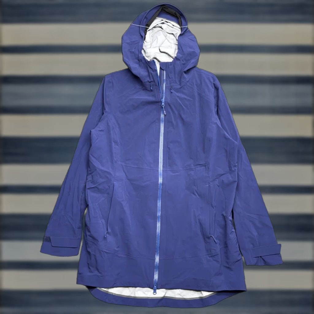 Duluth Trading Company Duluth Trading Co Coat Mens Large Blue Hooded Rain Waterproof Softshell Outdoor Shirt Size US L / EU 52-54 / 3 - 1 Thumbnail