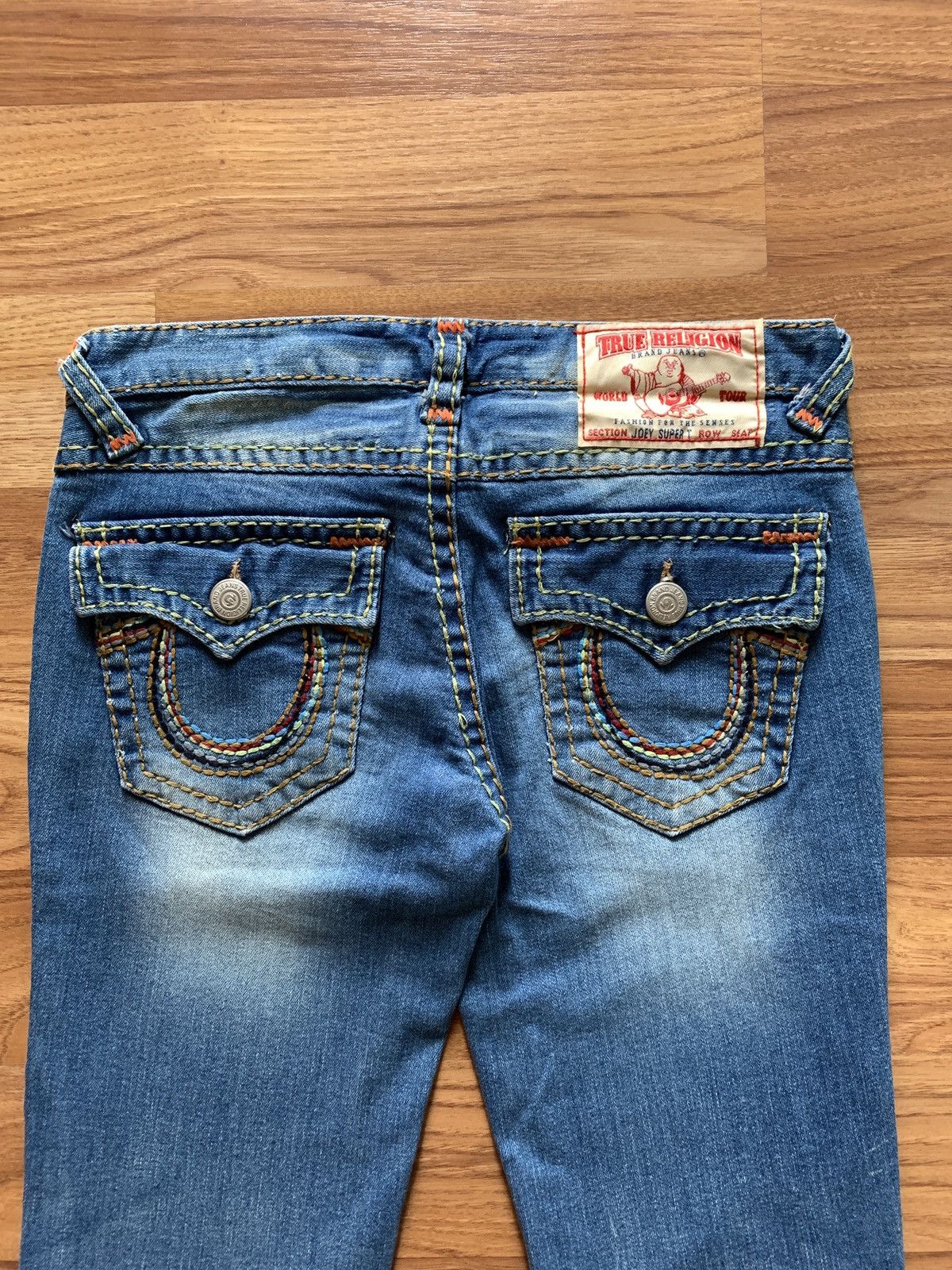 True Religion × Vintage True Religion Joey Super T Flare Jeans Bootcut Jeans Size 27" / US 4 / IT 40 - 4 Thumbnail