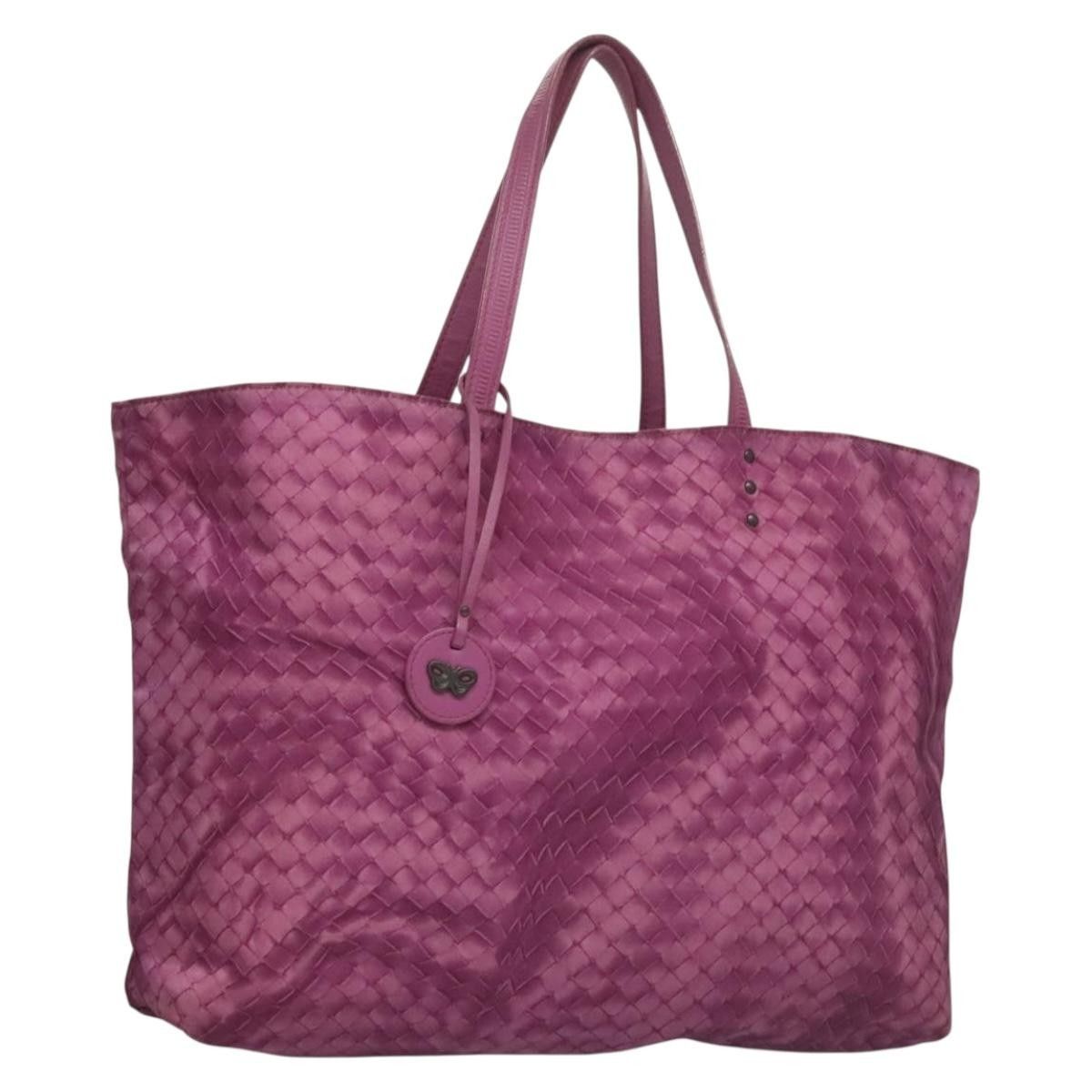 Bottega Veneta Bottega Veneta Intrecciolusion Tote Printed Nylon Size ONE SIZE - 1 Thumbnail