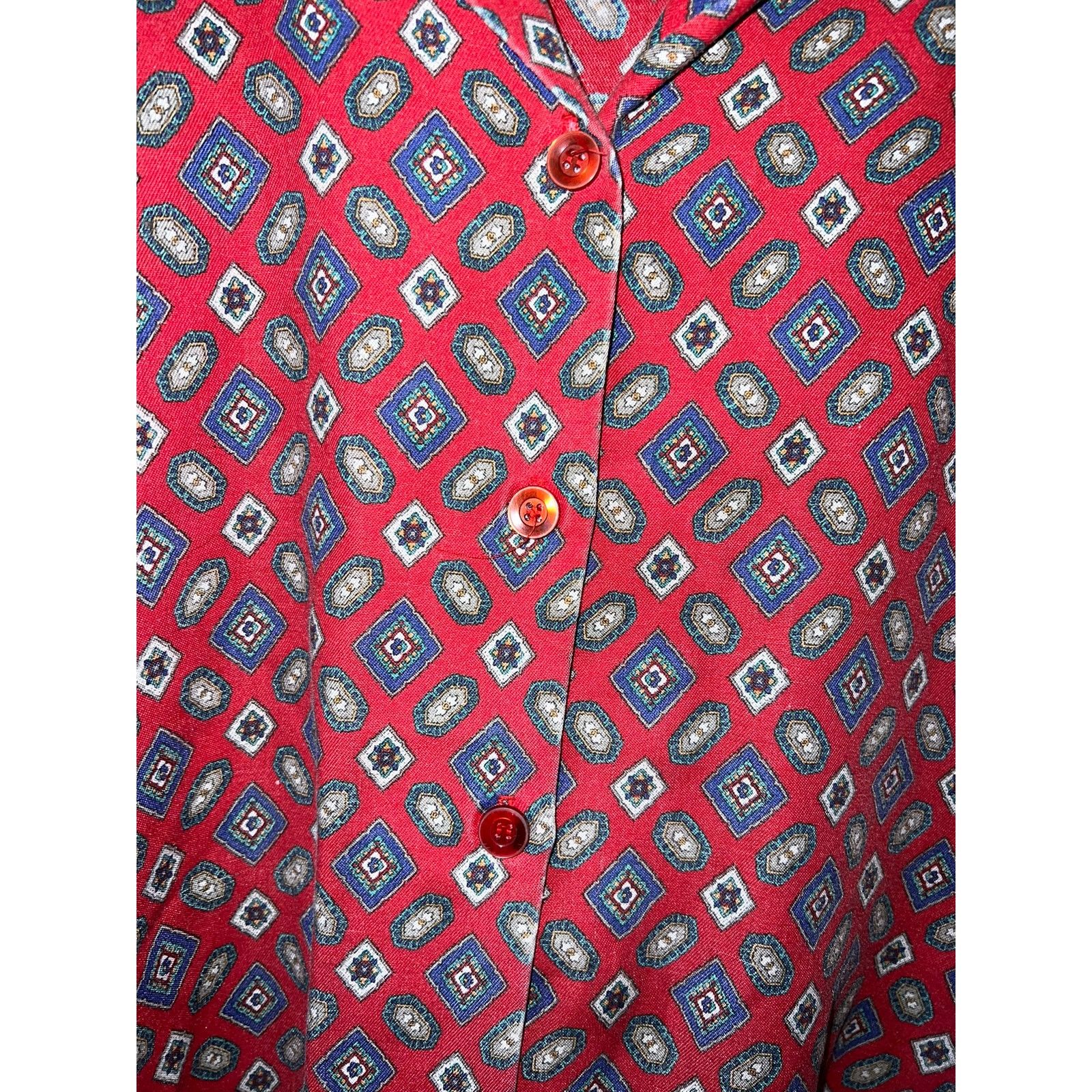 Vintage Vintage Womens A Personal Touch Button Down Shirt 80s 30W Size XL / US 12-14 / IT 48-50 - 5 Thumbnail