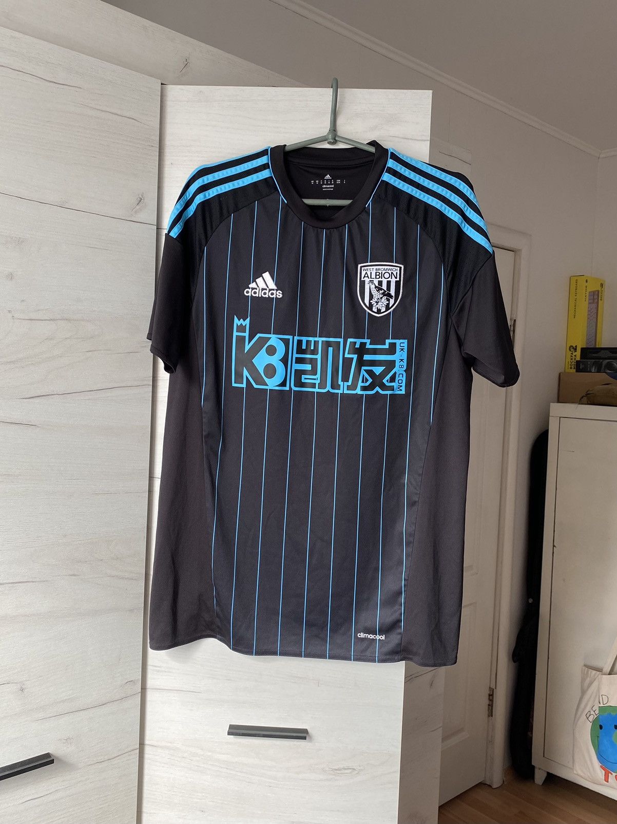 Adidas West Bromwich Albion Football Shirt 2016 / 2017 Away Adidas Size US M / EU 48-50 / 2 - 1 Thumbnail