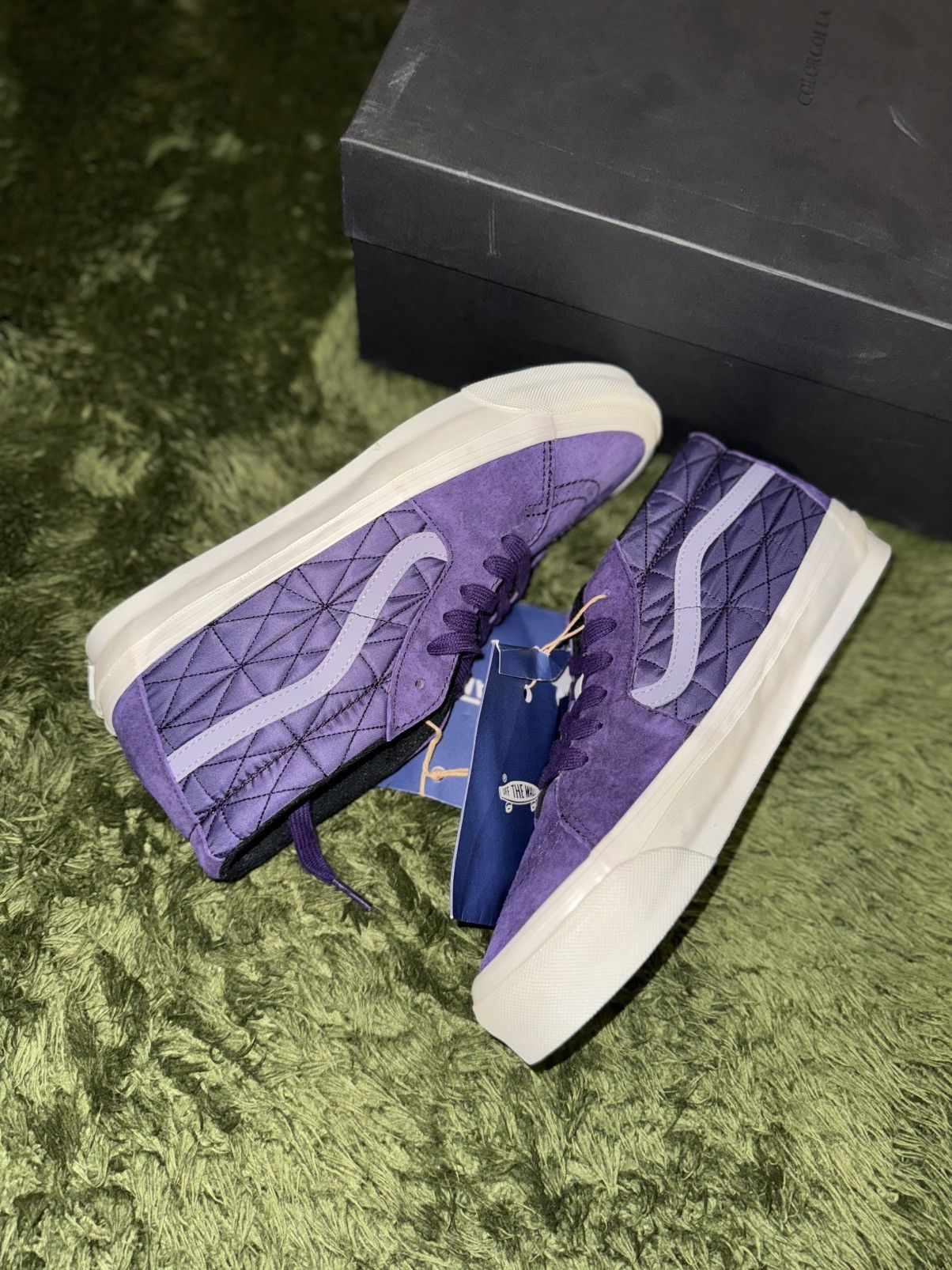 Vans [US 9] Vans Vault Skate Mid Sample Quilted Suede Purple Size US 9 / EU 42 - 5 Thumbnail