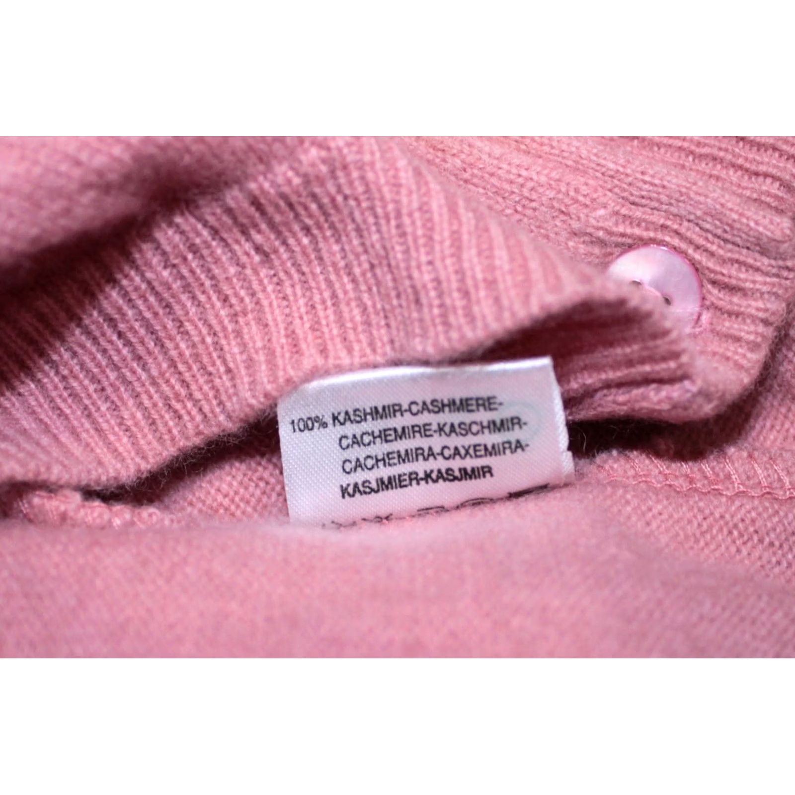 Pinko Blunauta womens pink jumper cardigan 100% cashmere Size M Size M / US 6-8 / IT 42-44 - 6 Thumbnail