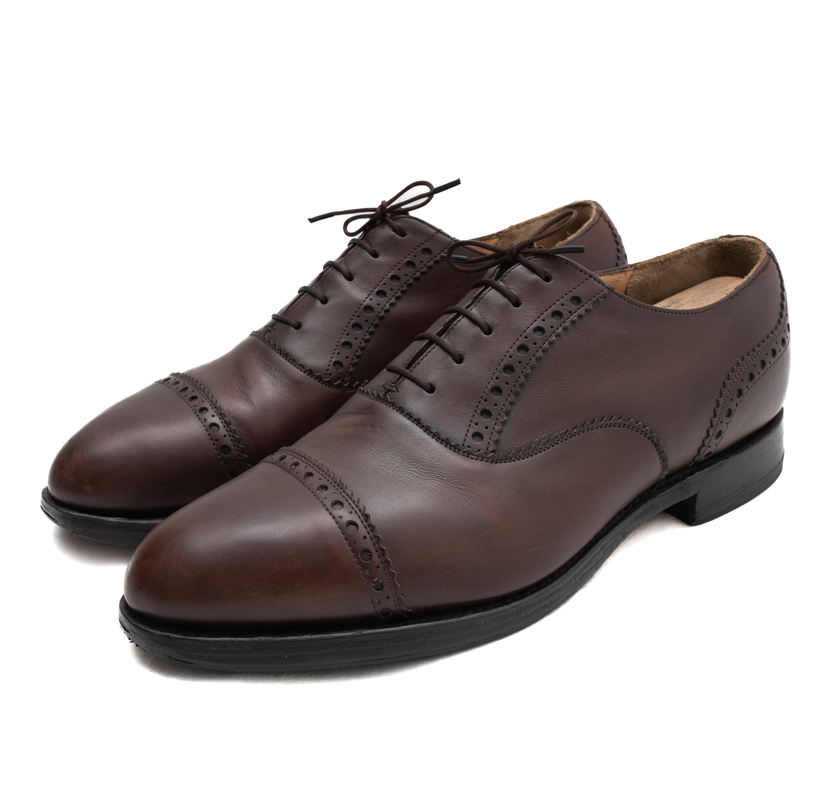 image of Churchs Church’S 1,3K$ Toe Cap Brogue Derby Shoes in Brown, Men's (Size 9)