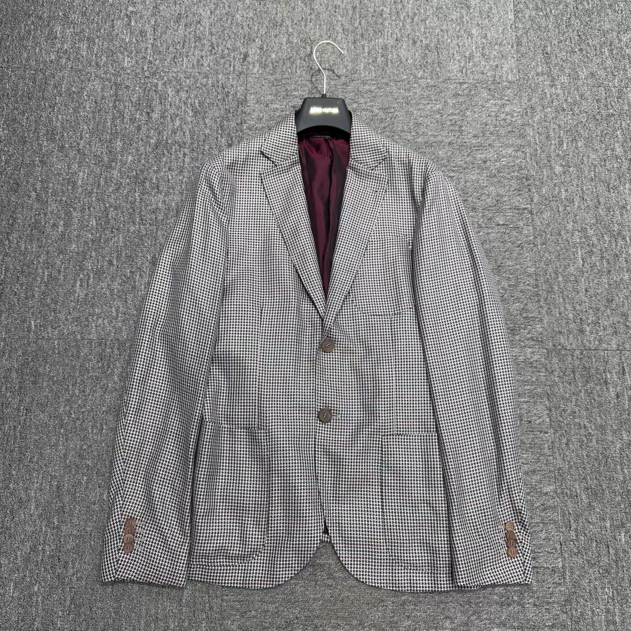 Giorgio Armani GIORGIO ARMANI Checked Blazer Size US M / EU 48-50 / 2 - 1 Thumbnail