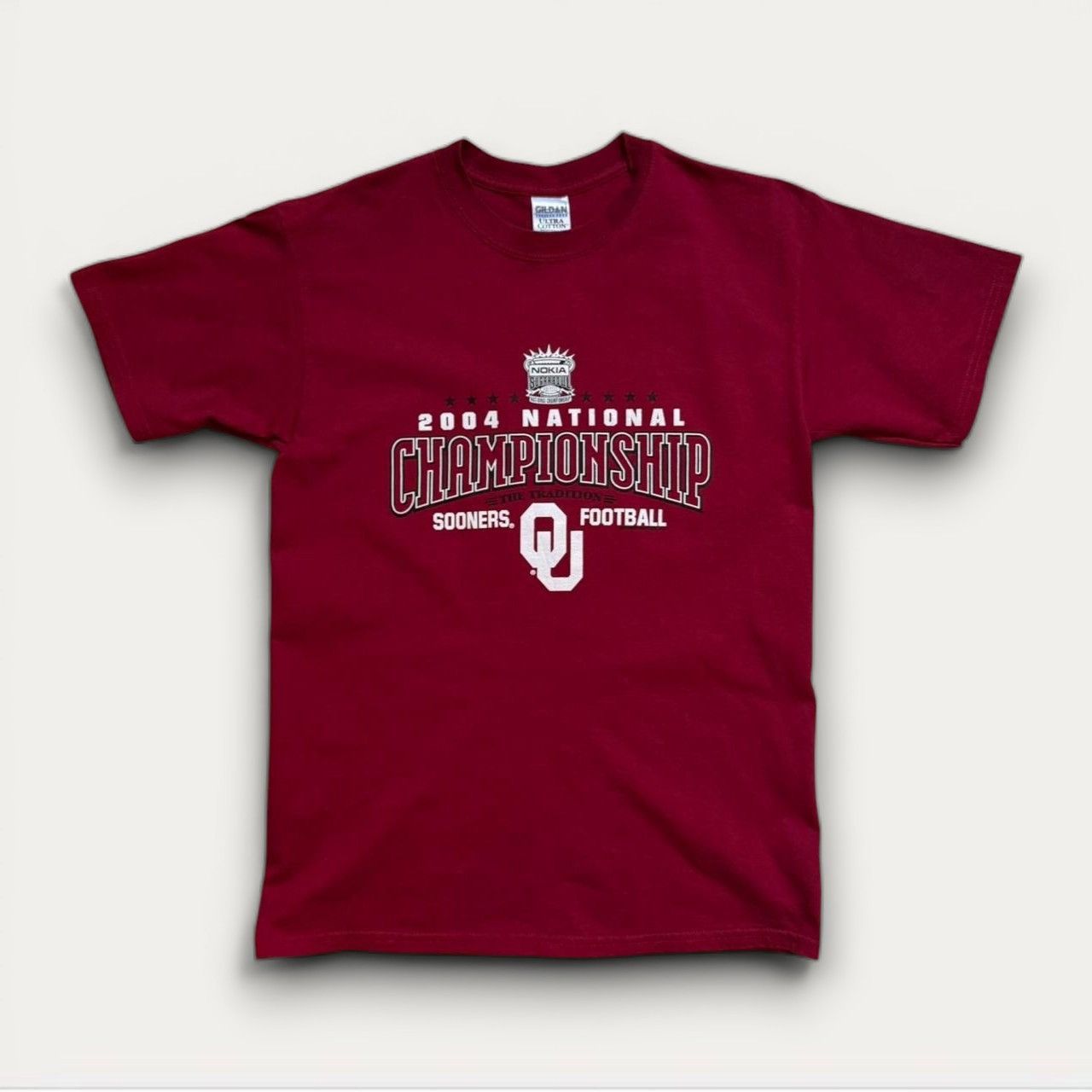 NCAA Vintage Y2K Oklahoma Sooners Nokia Sugar Bowl Tee Size US M / EU 48-50 / 2 - 1 Thumbnail