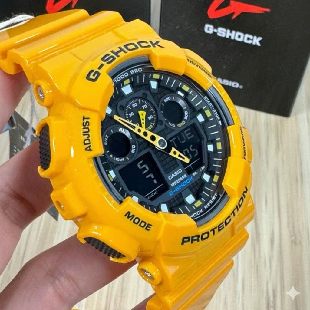 Casio Casio G Shock GA-100A-9A Analog Digital Watch ( New ) Size ONE SIZE - 3 Thumbnail