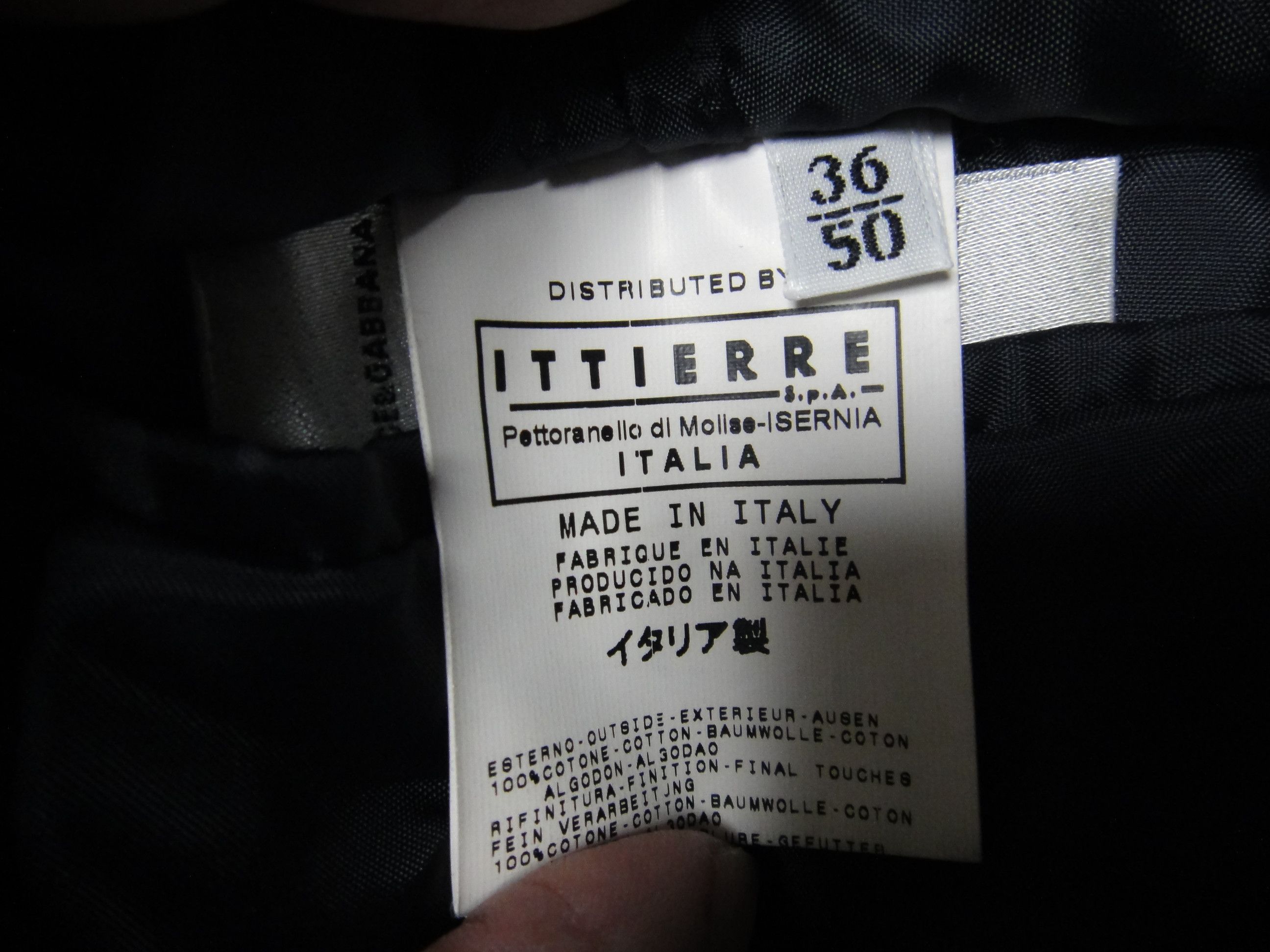 Dolce & Gabbana D&G Dolce & Gabbana Black Label Check Blazer Excellent Size 50R - 6 Thumbnail
