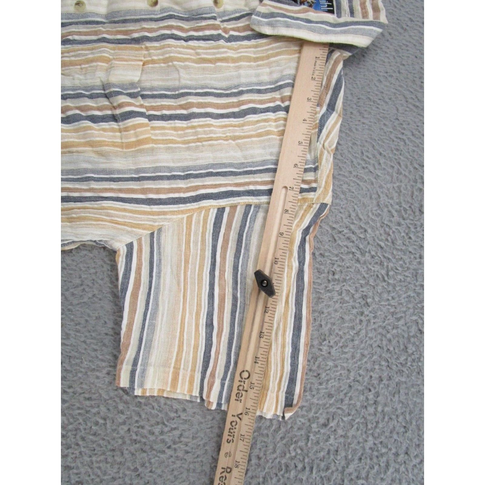 Vintage VTG KUHL Men’s Striped Cotton Shirt L Jewelry Read Size US L / EU 52-54 / 3 - 5 Thumbnail