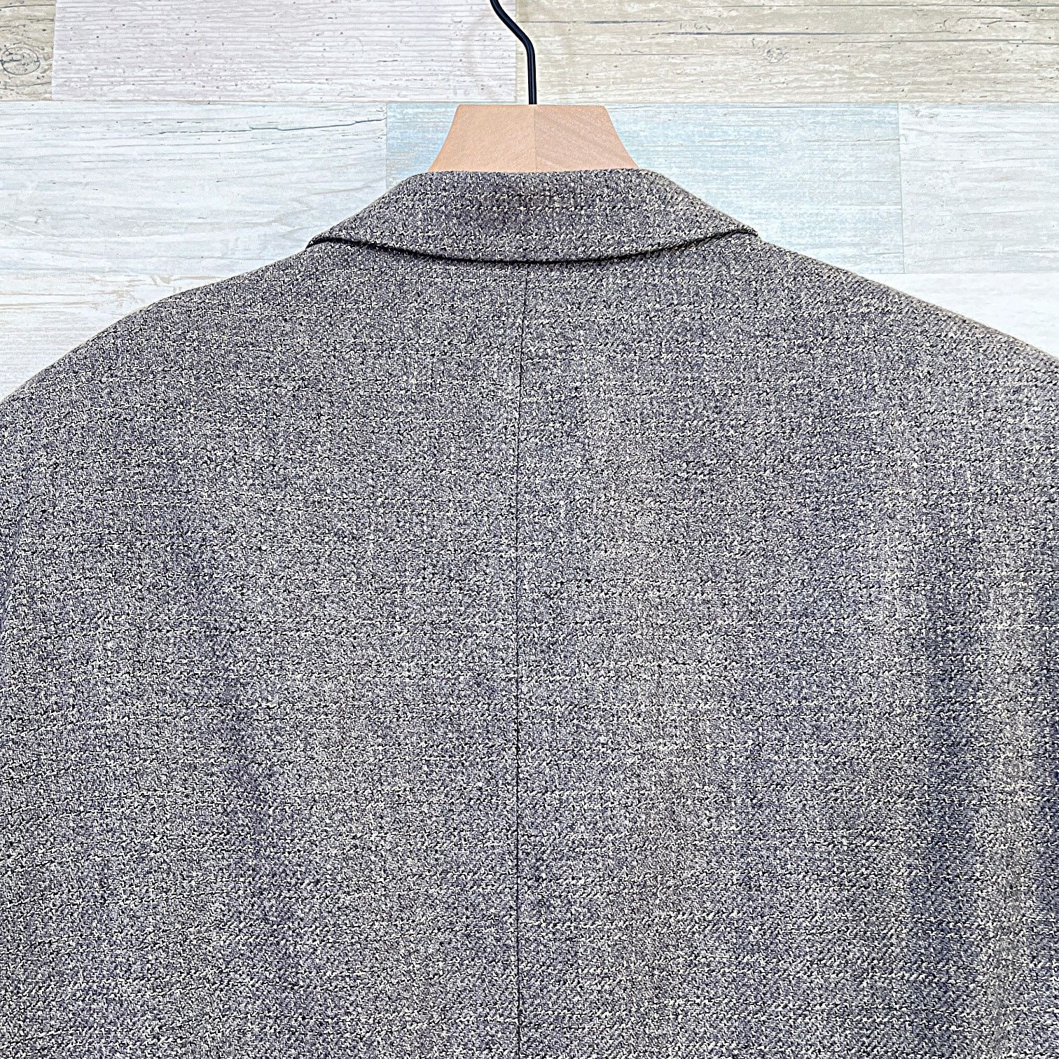 Ermenegildo Zegna Ermenegildo Zegna 100% Cashmere Tweed Sport Coat Gray 42R Size 42R - 6 Thumbnail