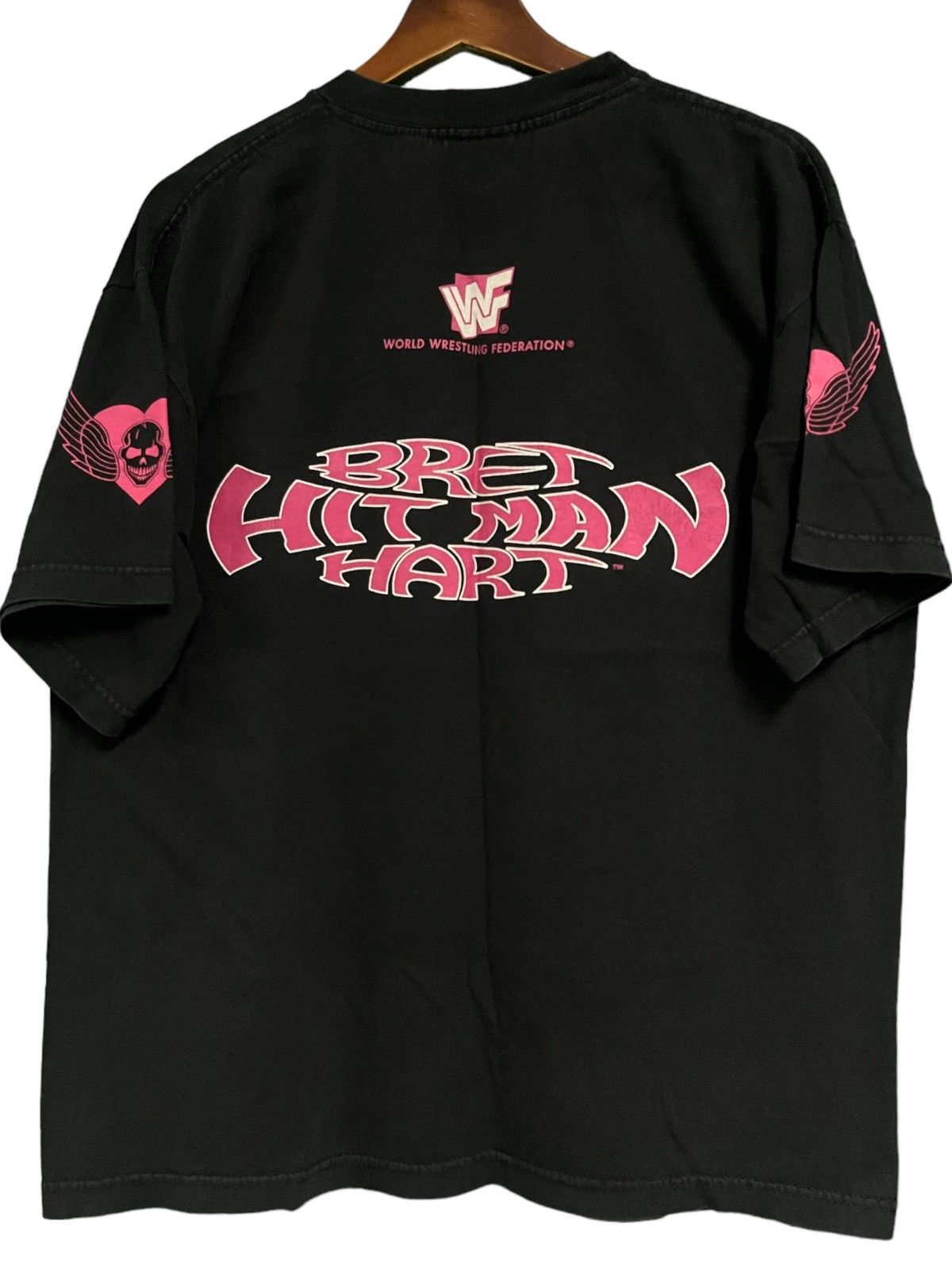 Band Tees × Vintage × WWE Vintage Bret “The Hitman” Hart 90s t shirt Size US L / EU 52-54 / 3 - 2 Thumbnail