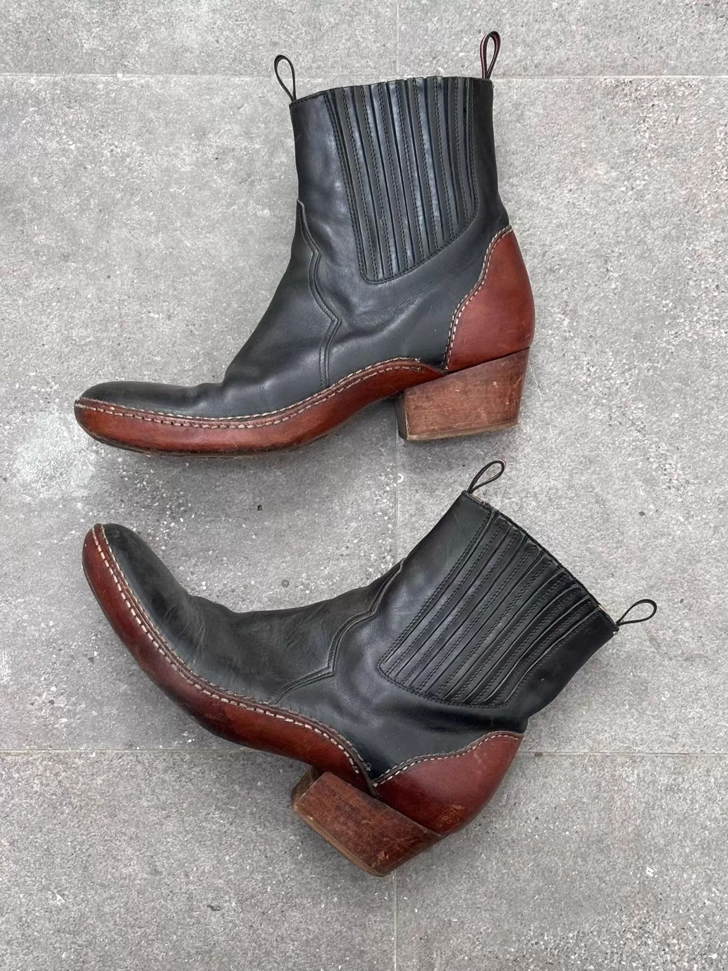 Maison Margiela Maison Margiela Replica 00s Curved Insole Western Boot 43 Size US 10 / EU 43 - 2 Thumbnail
