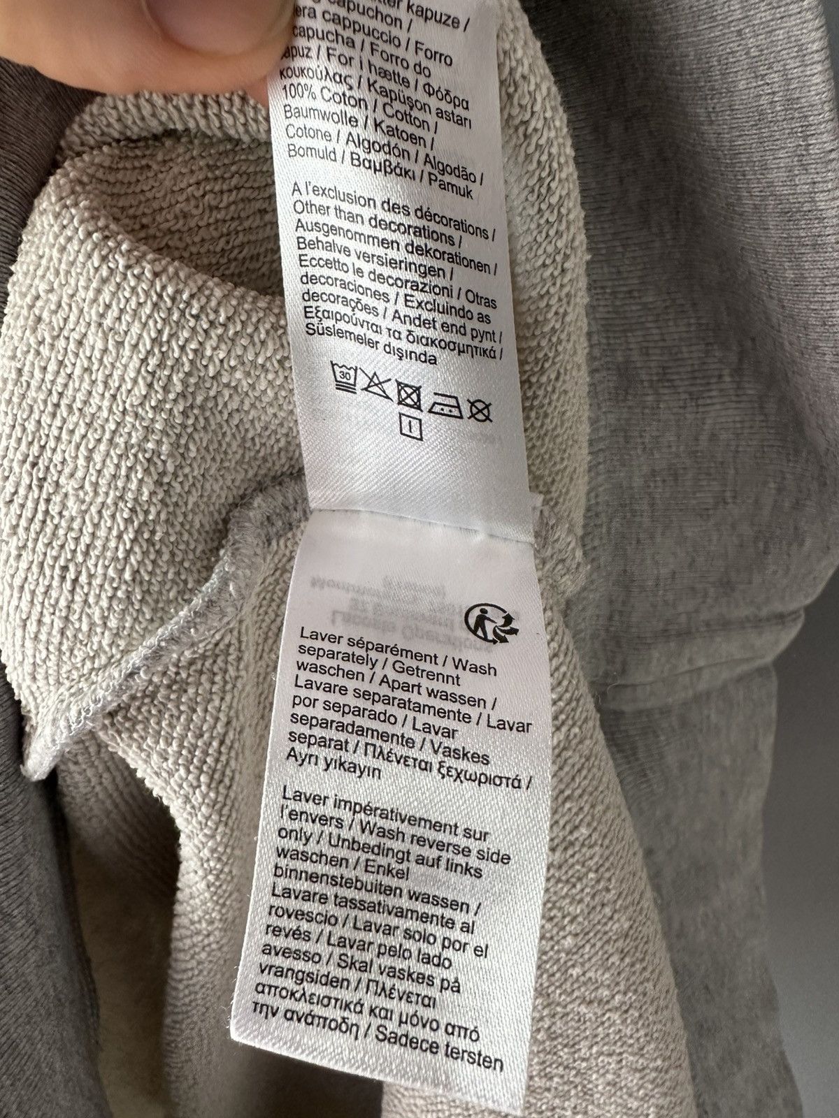 Lacoste LACOSTE - HOODED FLEECE SWEATSHIRT WITH PRINTED LOGO Size US XL / EU 56 / 4 - 7 Thumbnail